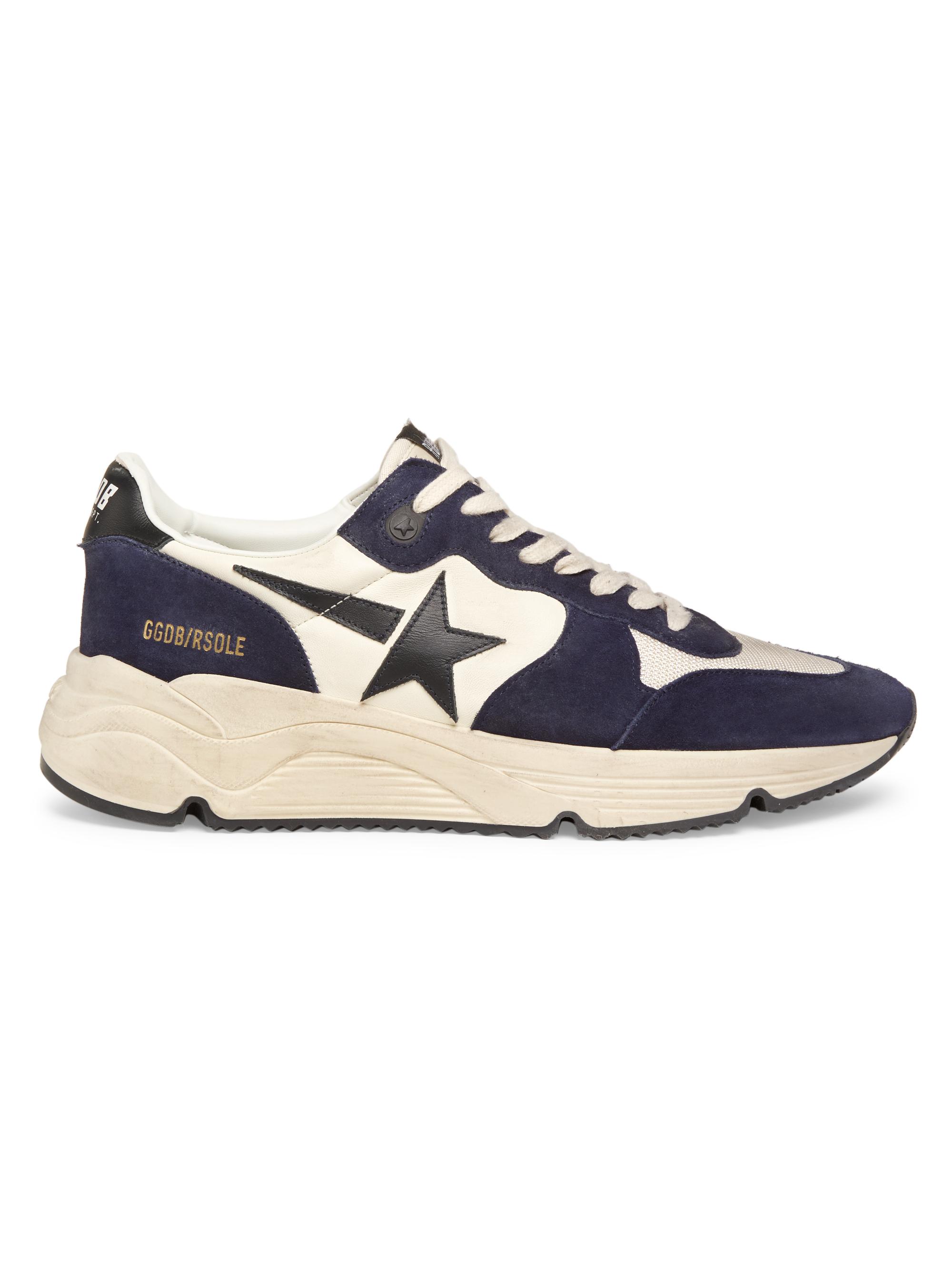 Golden Goose Running Sole Leather & Suede Sneakers | Saks Fifth Avenue