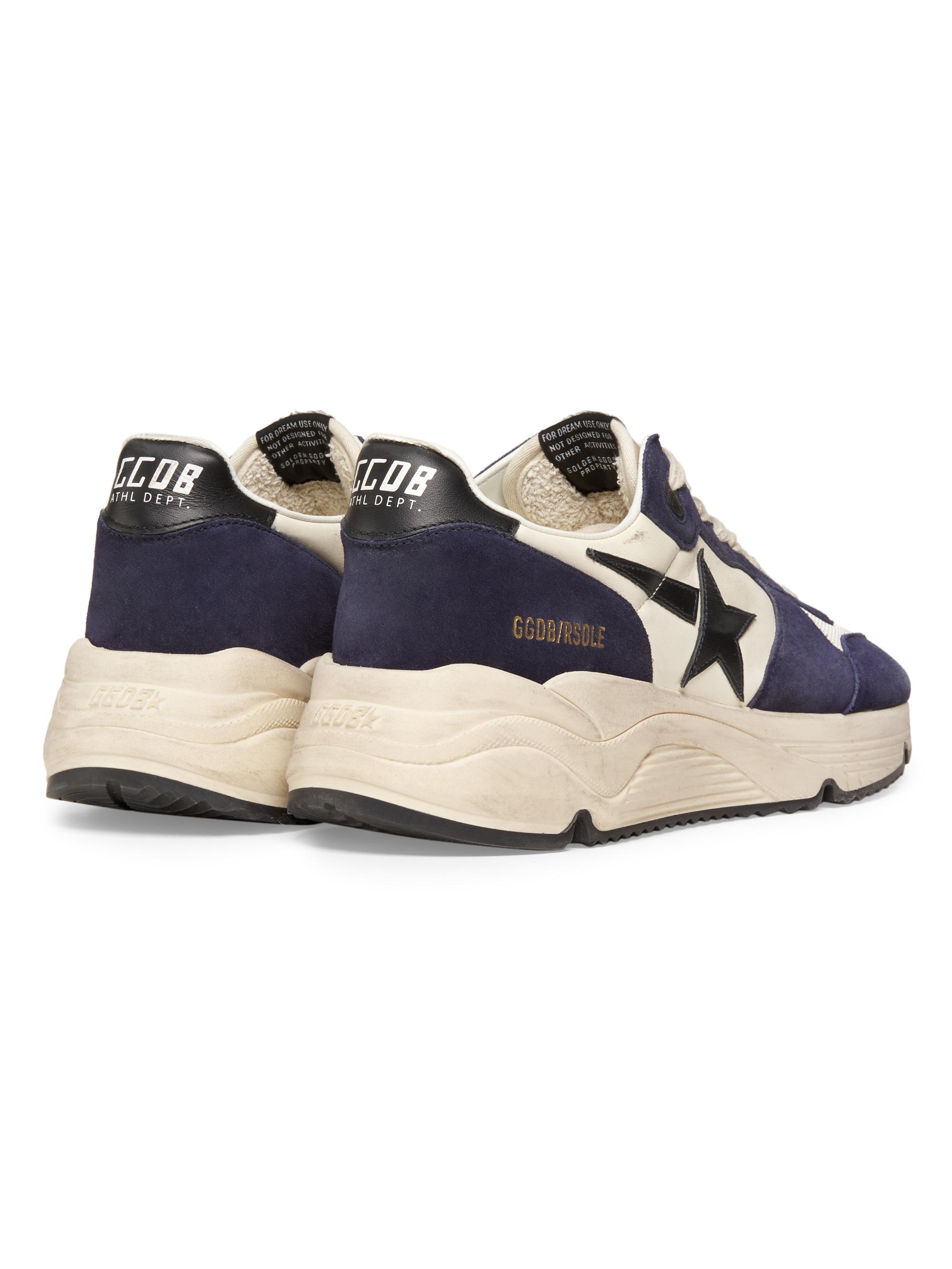 Golden Goose Running Sole Leather Suede Sneakers Saks Fifth Avenue