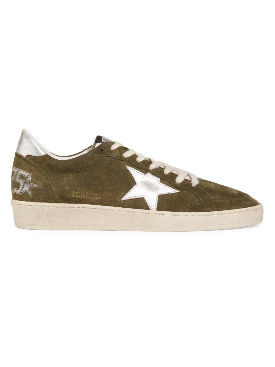 スニーカー Golden  Ballstar Nappa Upper Suede Toe Sneakers Golden Goose Ball Star Suede Toe And Star Nappa Upper Crack