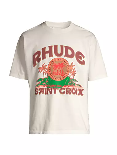 Saint Croix Logo Cotton T-Shirt