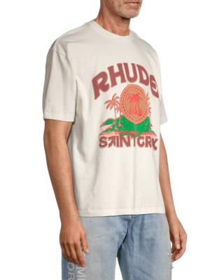 Rhude Yellow amp; Green San Paulo T-Shirt