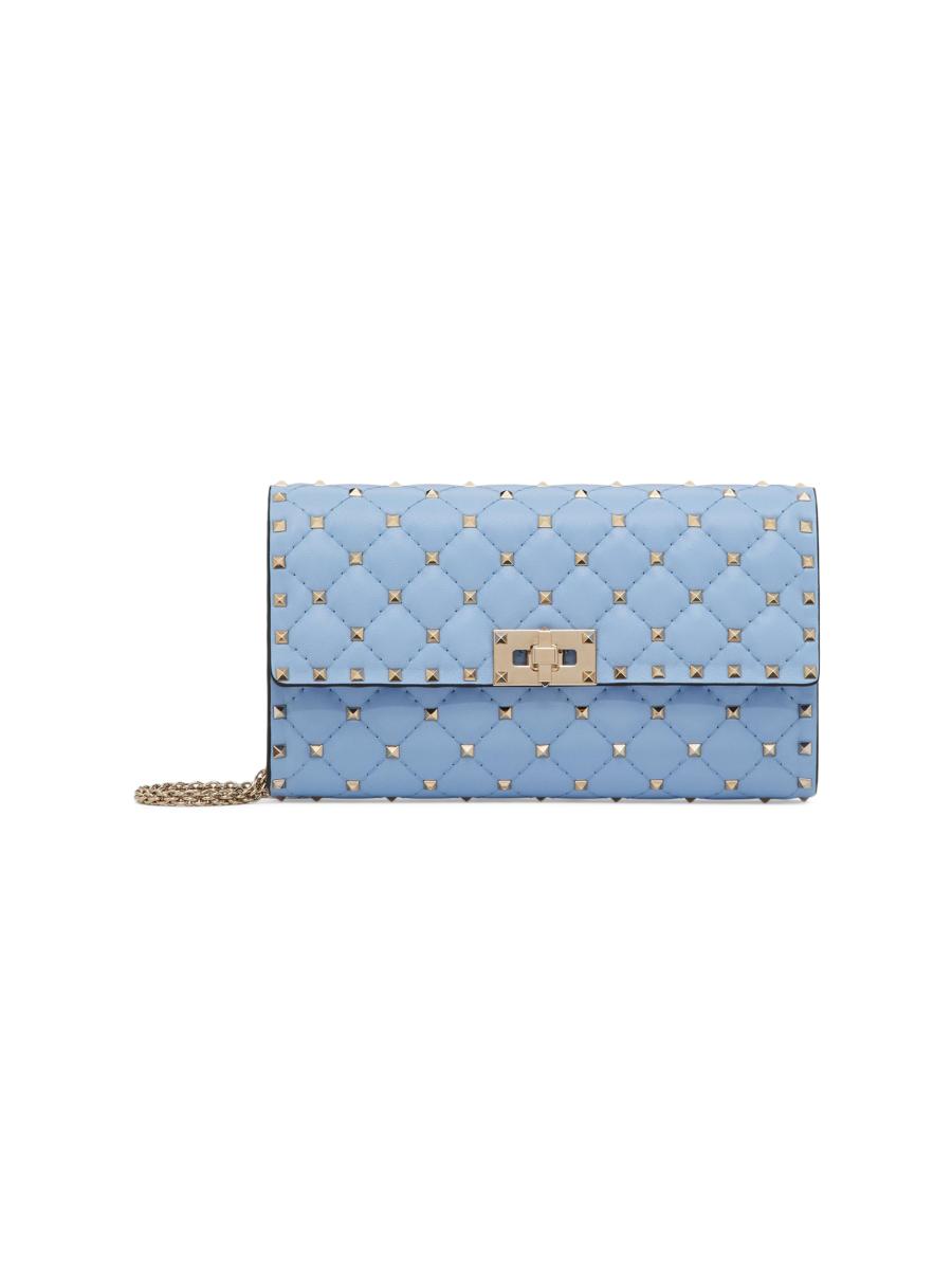 【Valentino】ROCKSTUD SPIKE CROSSBODY CLUTCH BAG◆5W2B0137NA Valentino Garavani Rockstud Spike Nappa Leather Crossbody