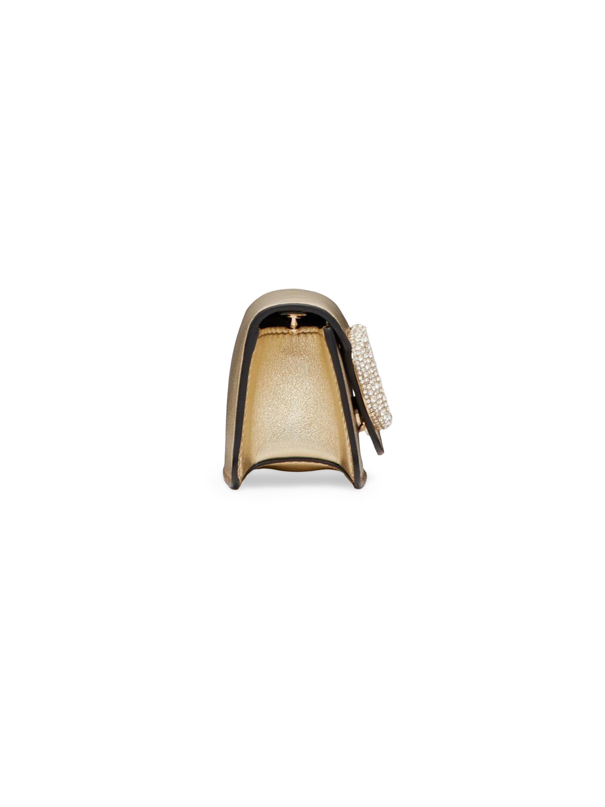 Shop Valentino Garavani Locò Micro Bag With Chain And Jewel Logo 