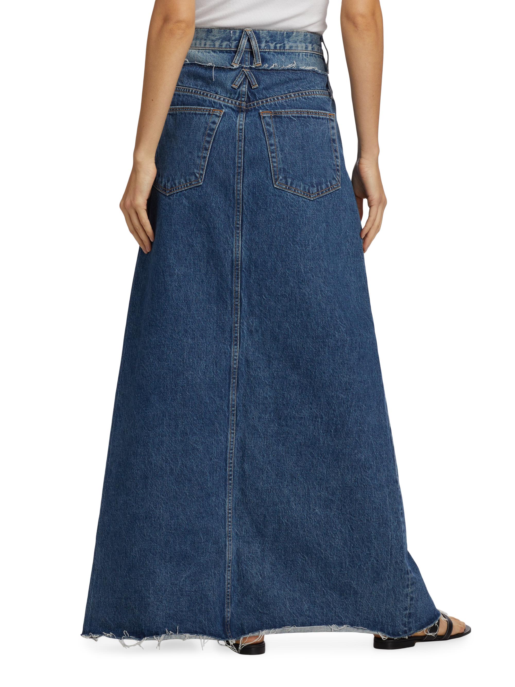 スカート LAYERED REMAKE DENIM SKIRT 24size AZ DENIM SKIRT｜ANREALAGE OFFICIAL ONLINE SHOP
