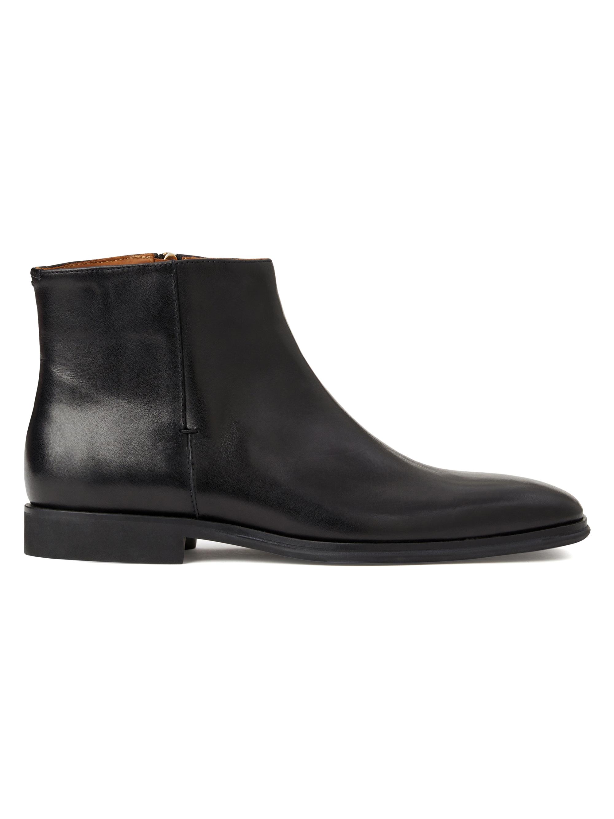 Bruno Magli Men's Raging Leather Ankle Boots - Black