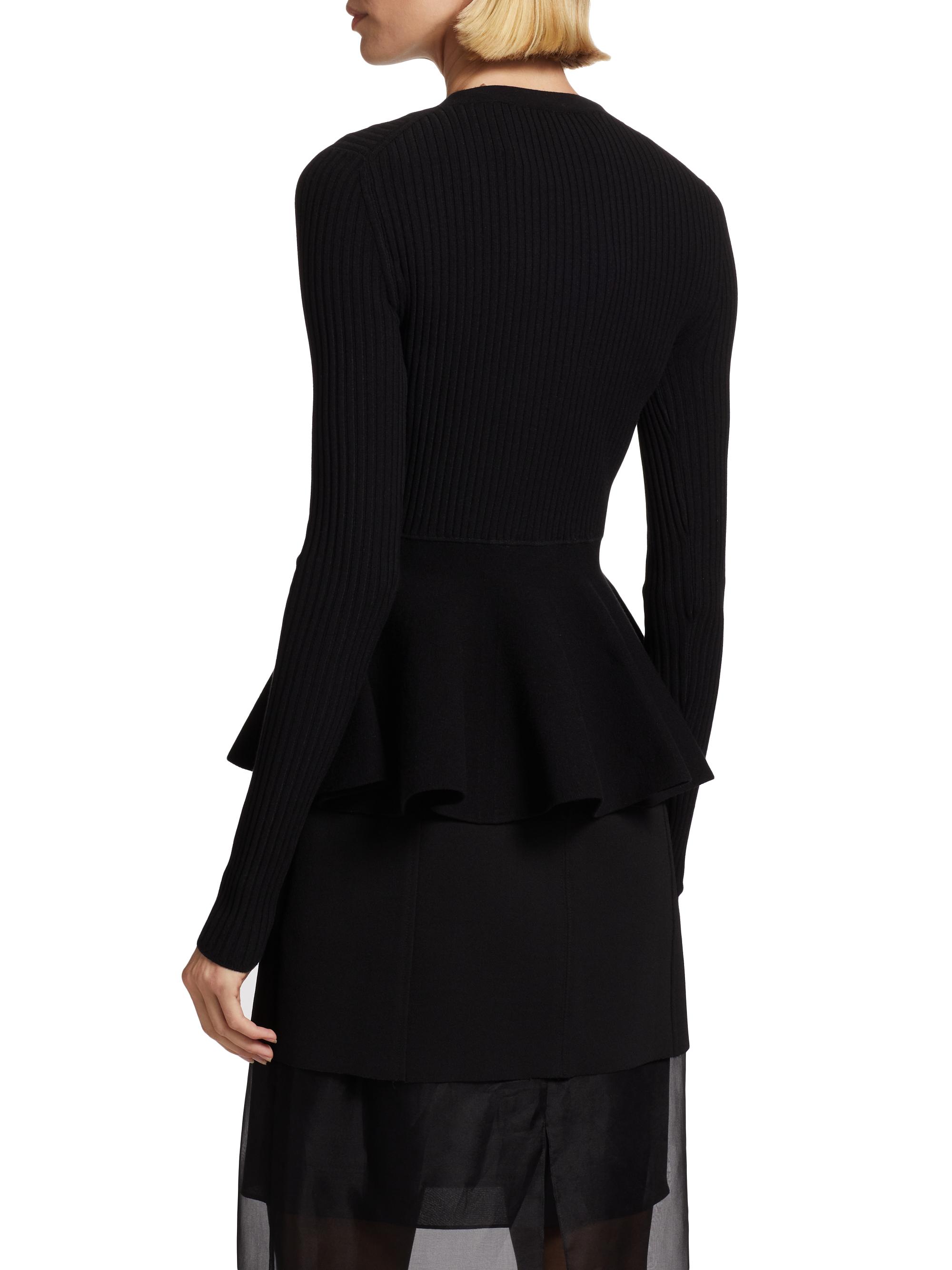 THE TOE Rosen Peplum Cardigan gray Sサイズ Rosen Peplum Cardigan