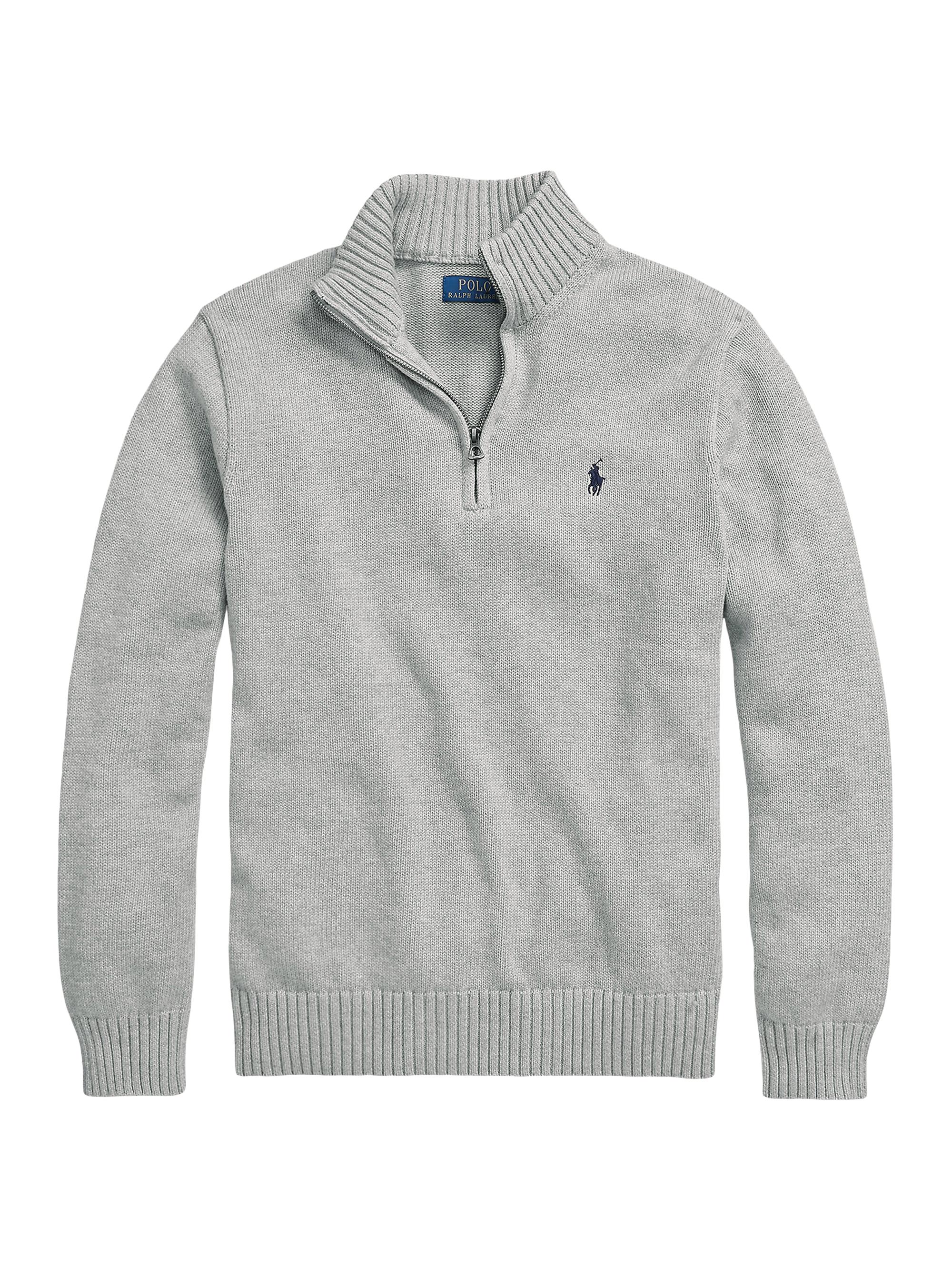 Polo Ralph Lauren Double-Knit Quarter-Zip Pullover | Saks Fifth Avenue