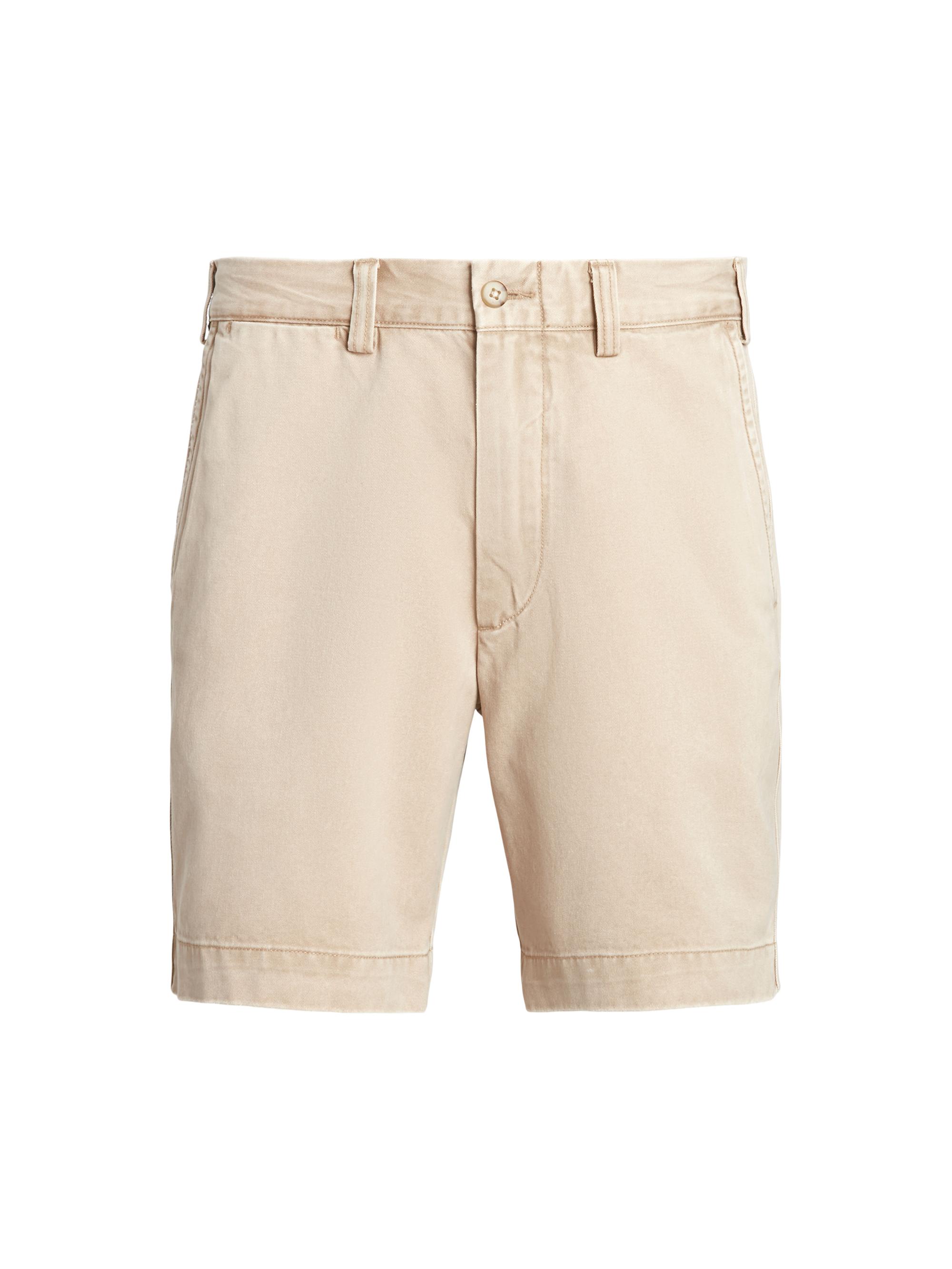 Polo Ralph Lauren Men's Twill Flat-Front Shorts - Classic Khaki