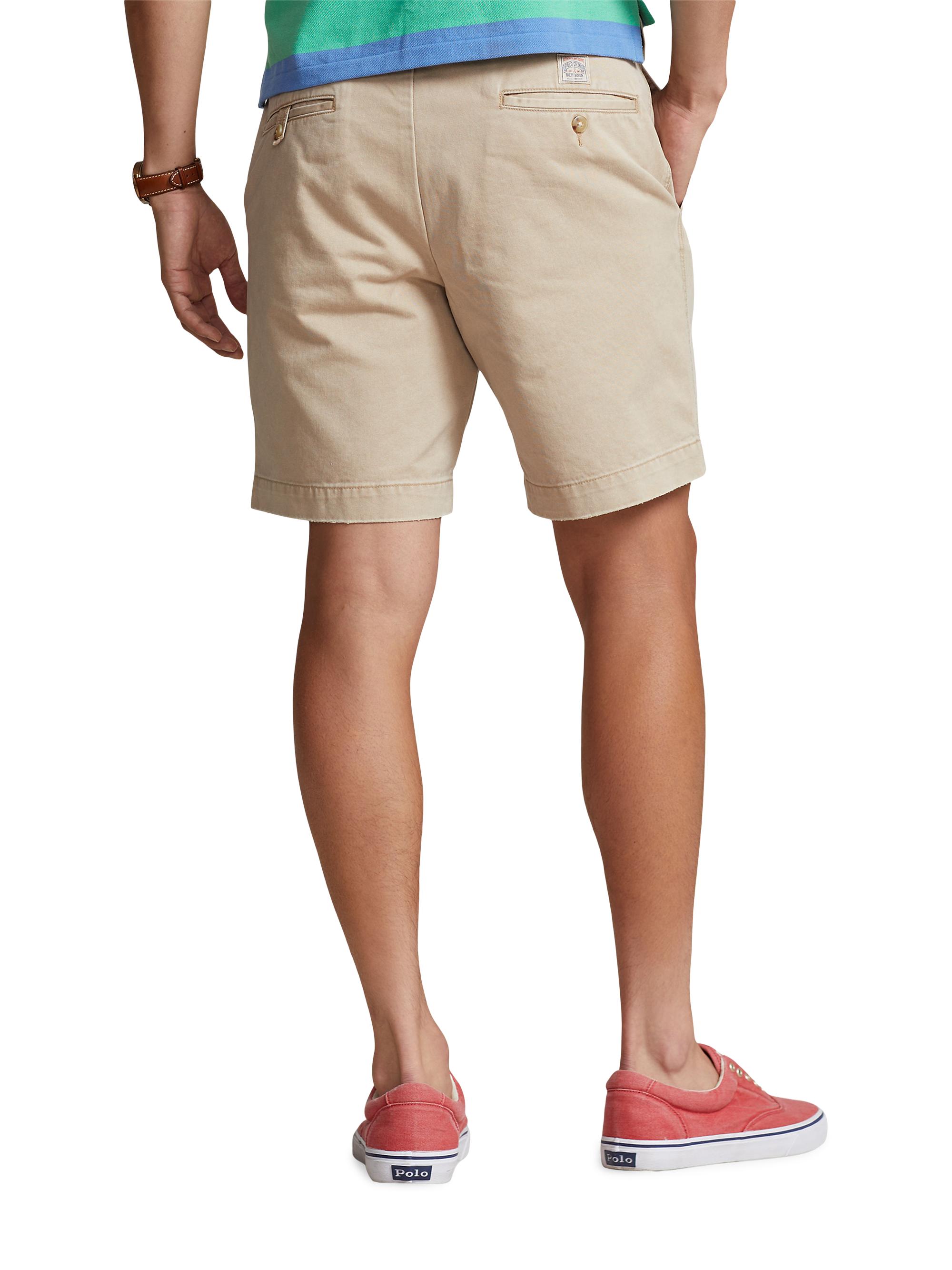 Polo Ralph Lauren Twill Flat-Front Shorts | Saks Fifth Avenue
