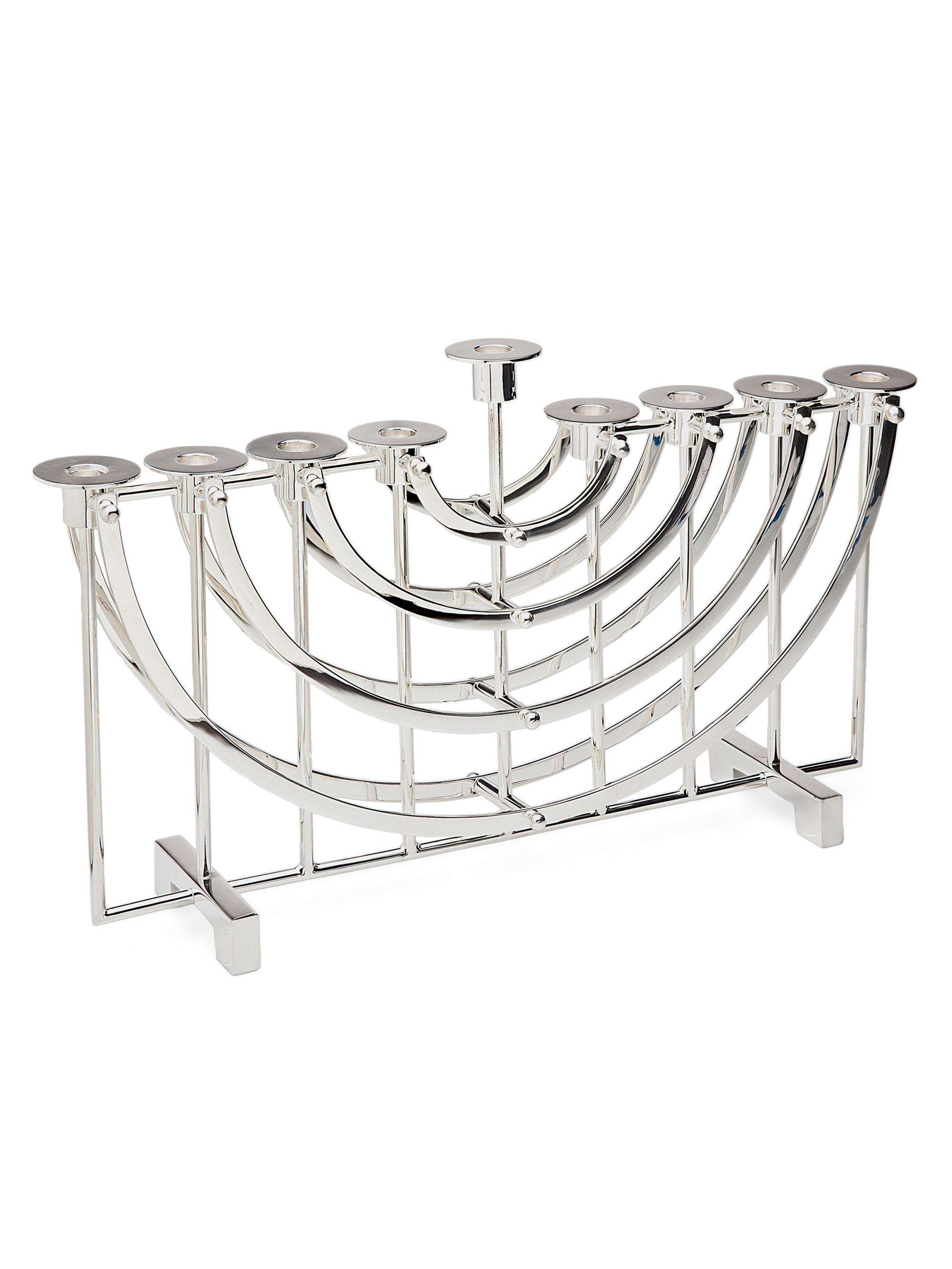 Ricci Argentieri Ricci Judaica Suspension Menorah - Silver