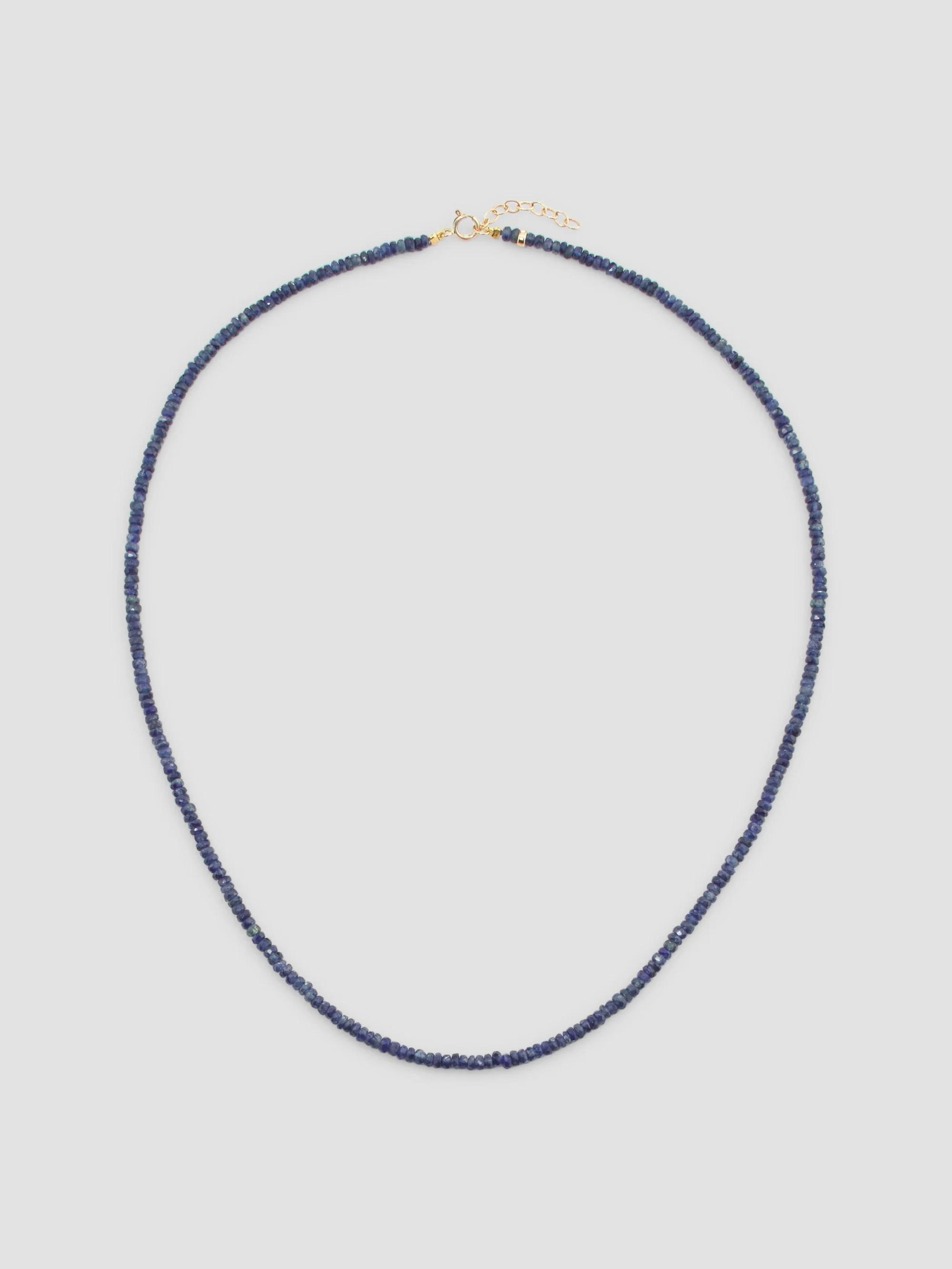 Jia Jia Women's Birthstone 14K Yellow Gold & Gemstone Beaded Necklace - Sapphire