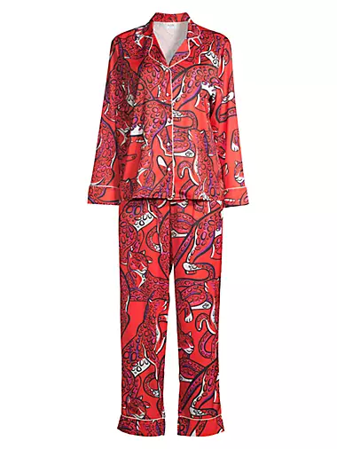 Women's Red Designer Pajamas