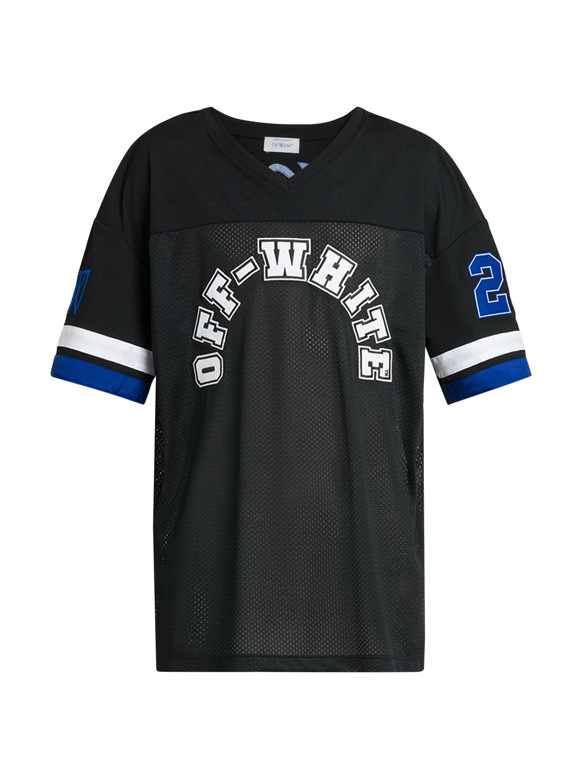 off-whiteロゴメッシュTシャツ アウトレット】Off-White オフホワイト クルーネック Tシャツ