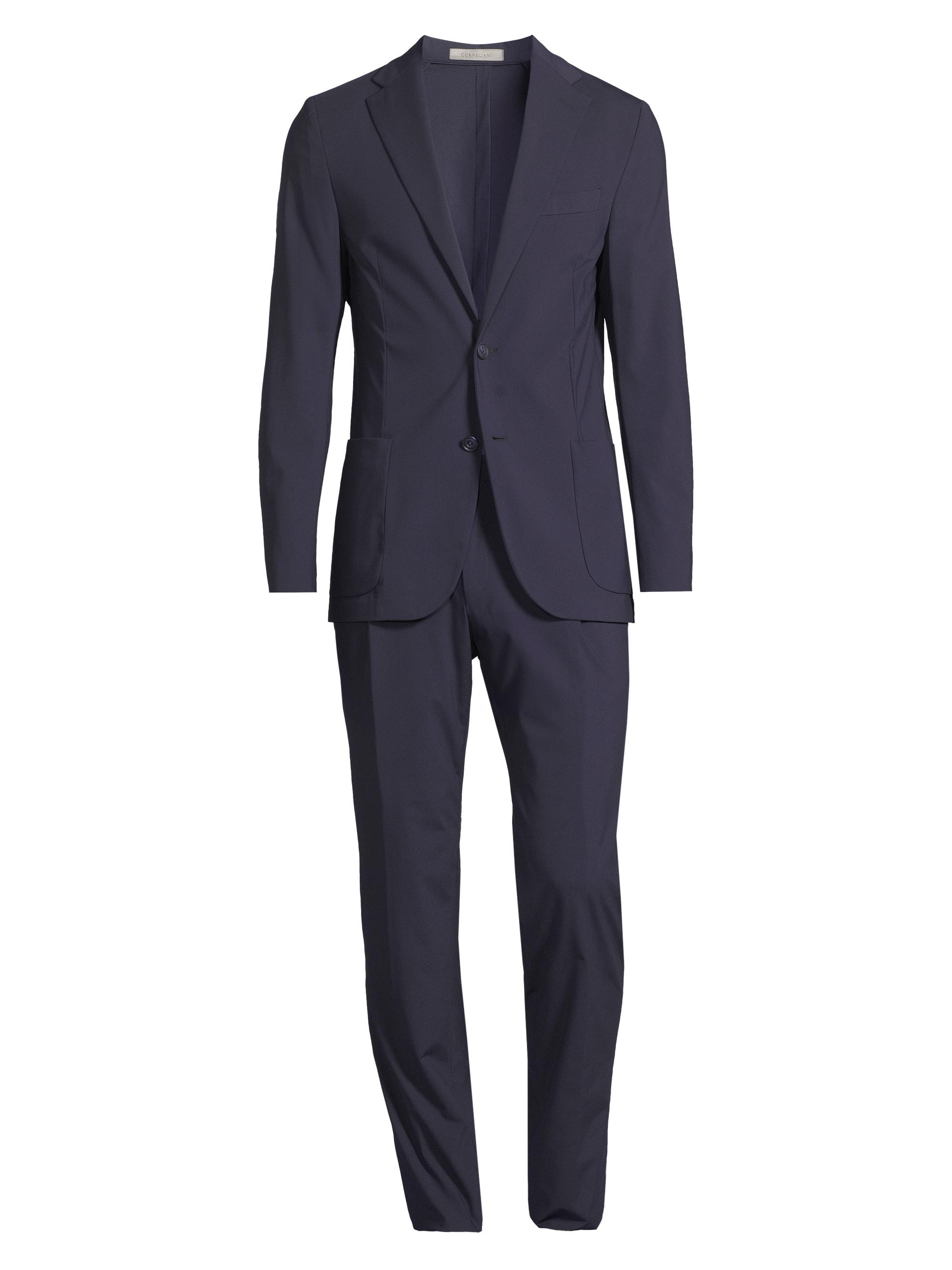 Corneliani Regular-Fit Solid Woven Wool Suit | Saks Fifth Avenue