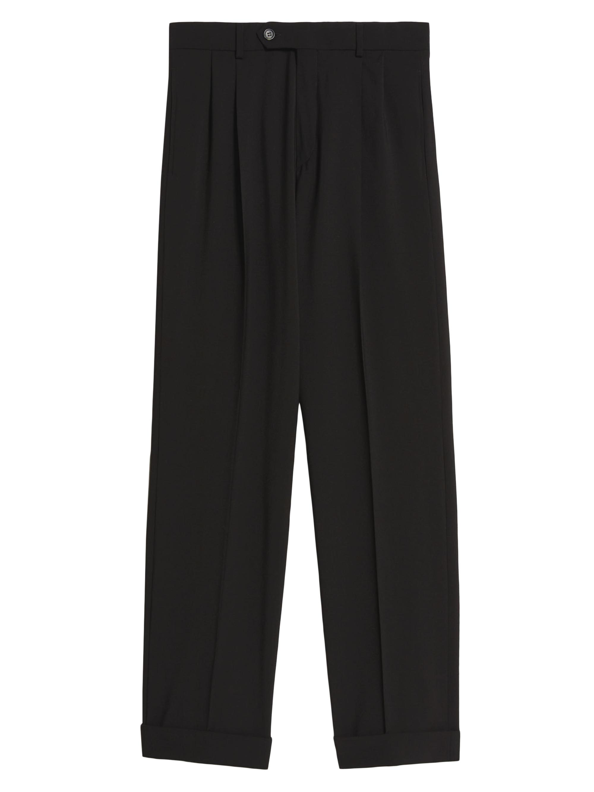 Sportmax Women's Ferito Straight-Leg Virgin Wool Trousers - Black