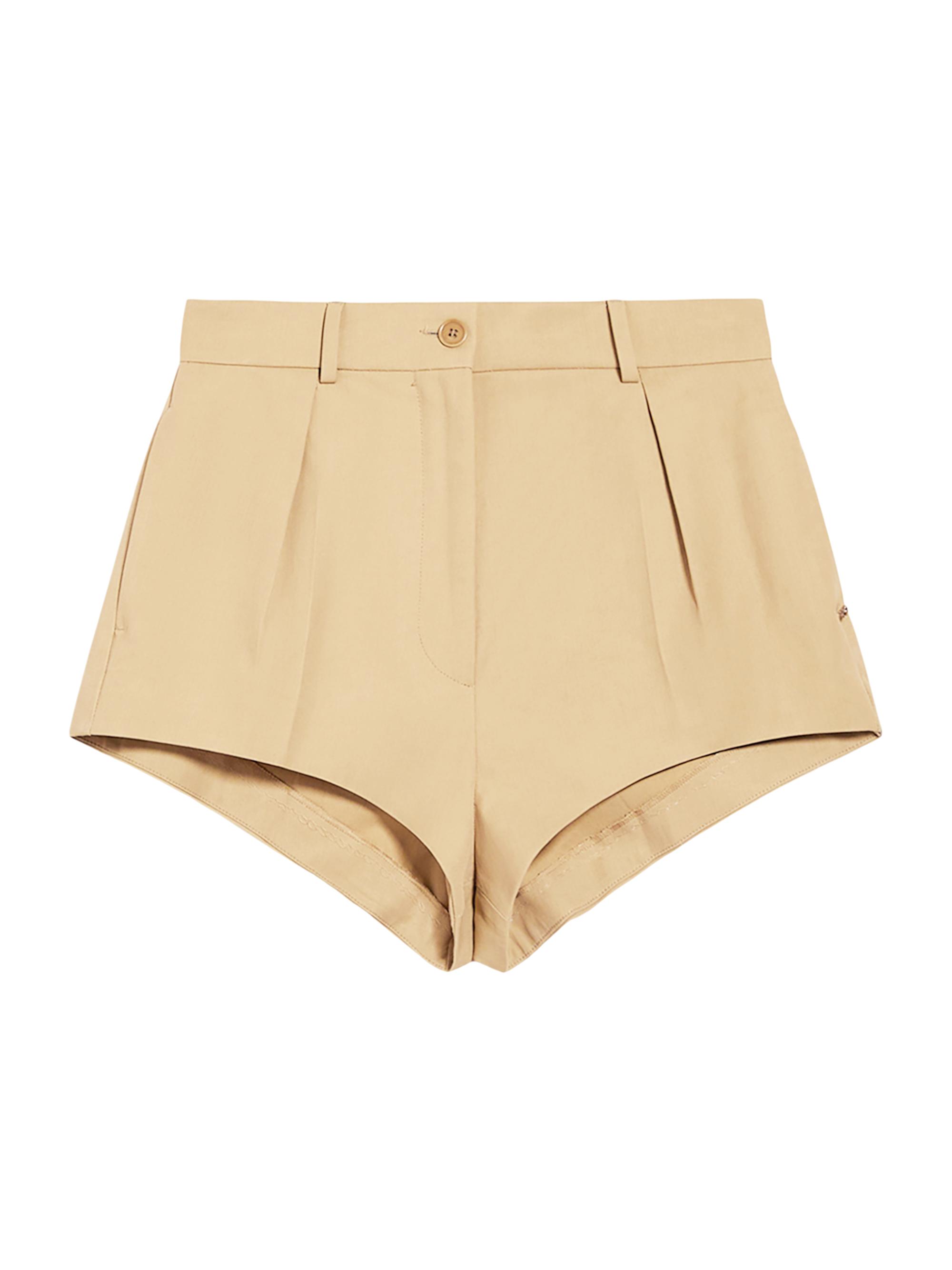 Sportmax Women's Canditi High-Waisted Shorts - Beige
