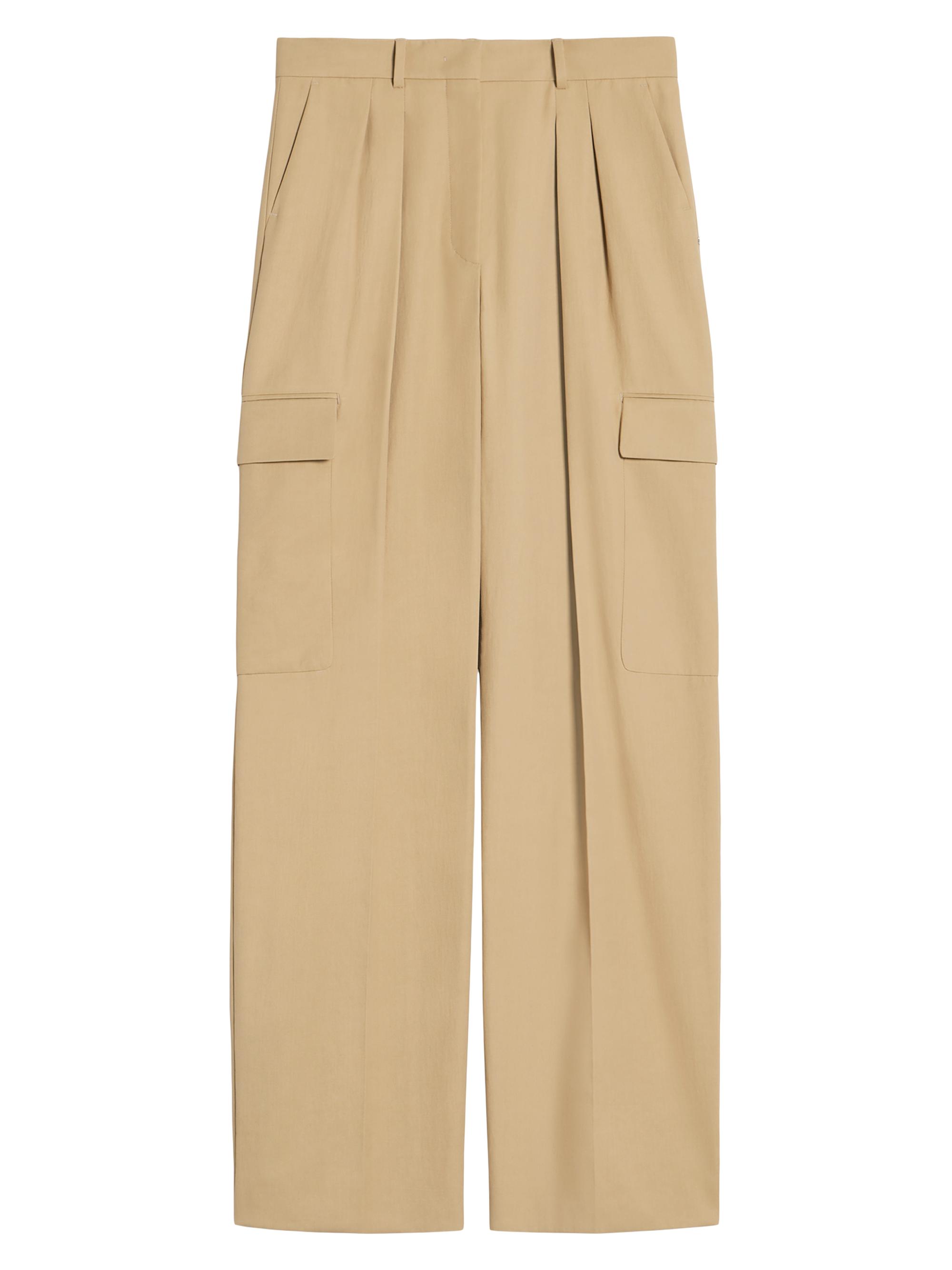 Sportmax Women's Jacopo Pleated Trousers - Beige