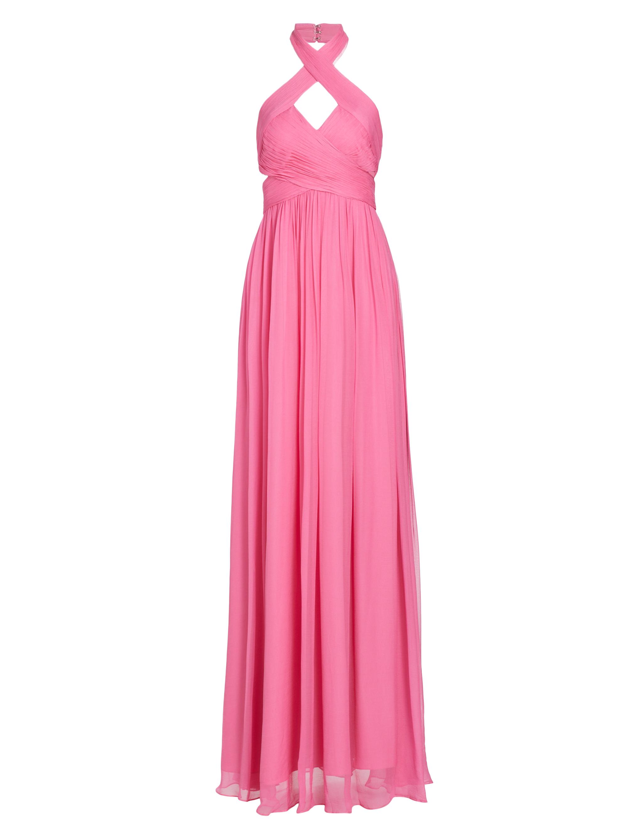 Amur Women's Paula Cut-Out Halter Gown - Pinkie