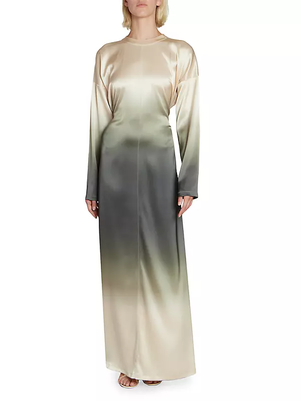 Shop Nanushka Tamera Gradient Satin Slip Dress | Saks Fifth Avenue