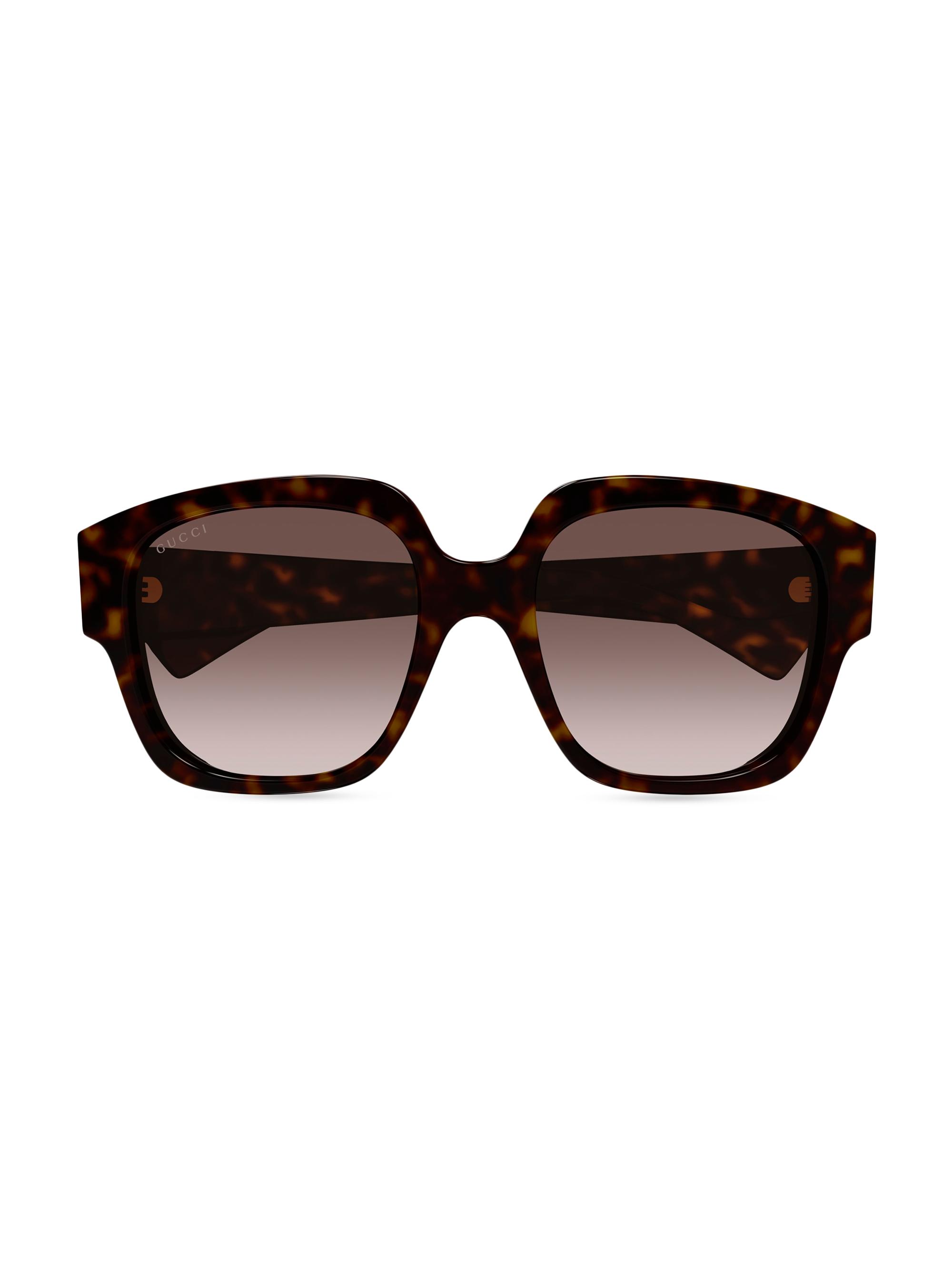 Gucci 55MM Square Sunglasses | Saks Fifth Avenue