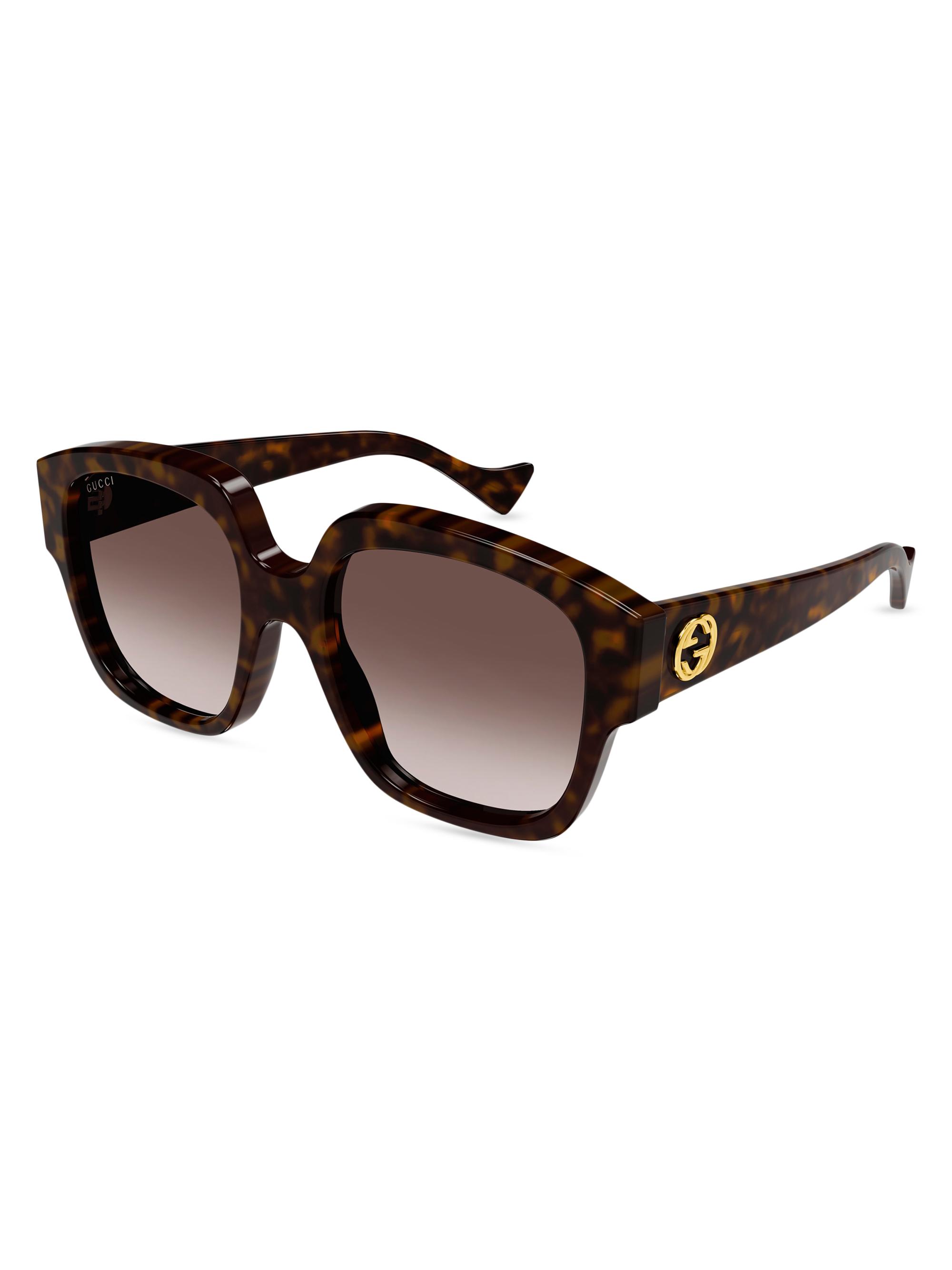 Gucci 55MM Square Sunglasses | Saks Fifth Avenue
