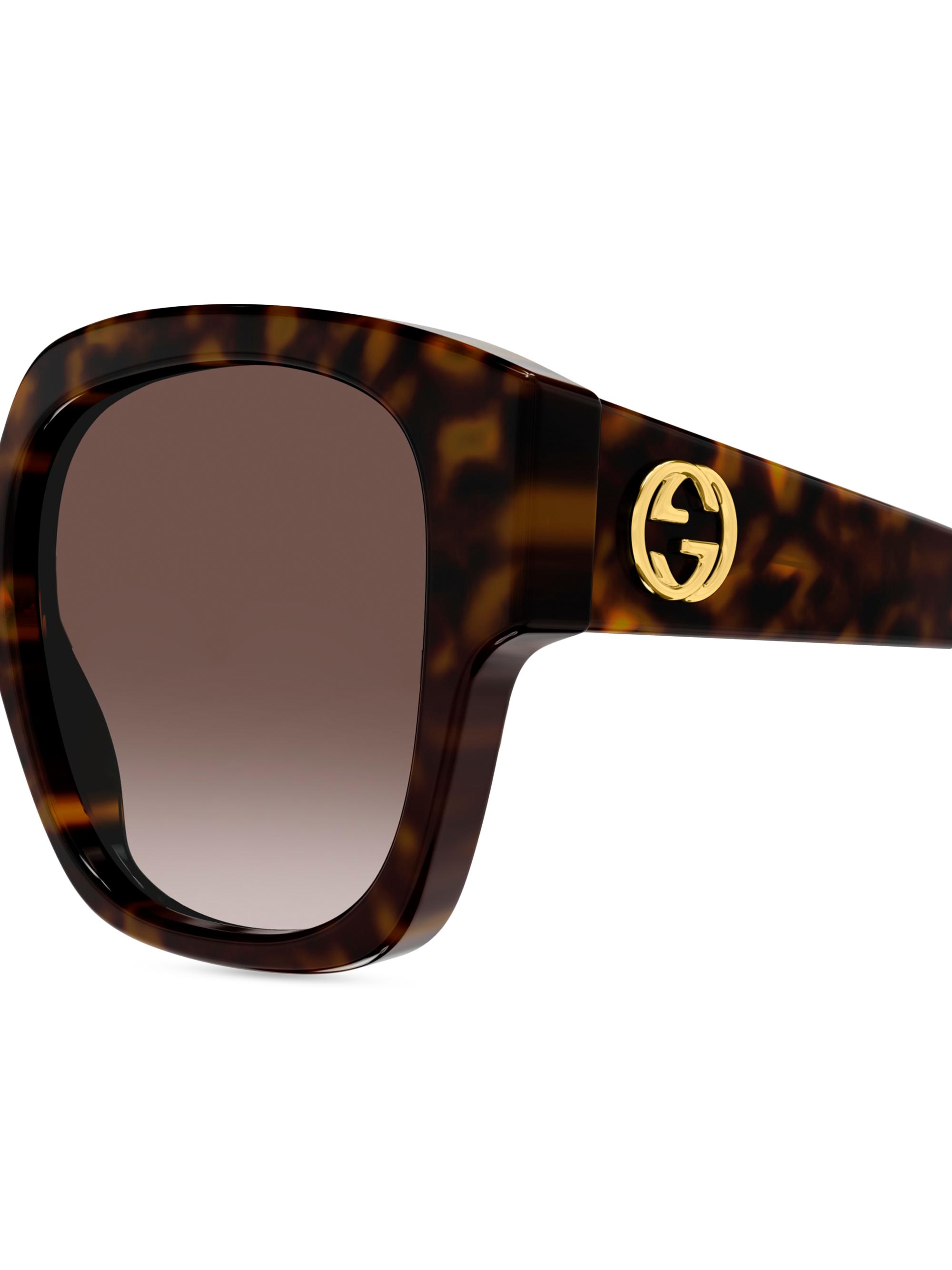 Gucci 55MM Square Sunglasses | Saks Fifth Avenue