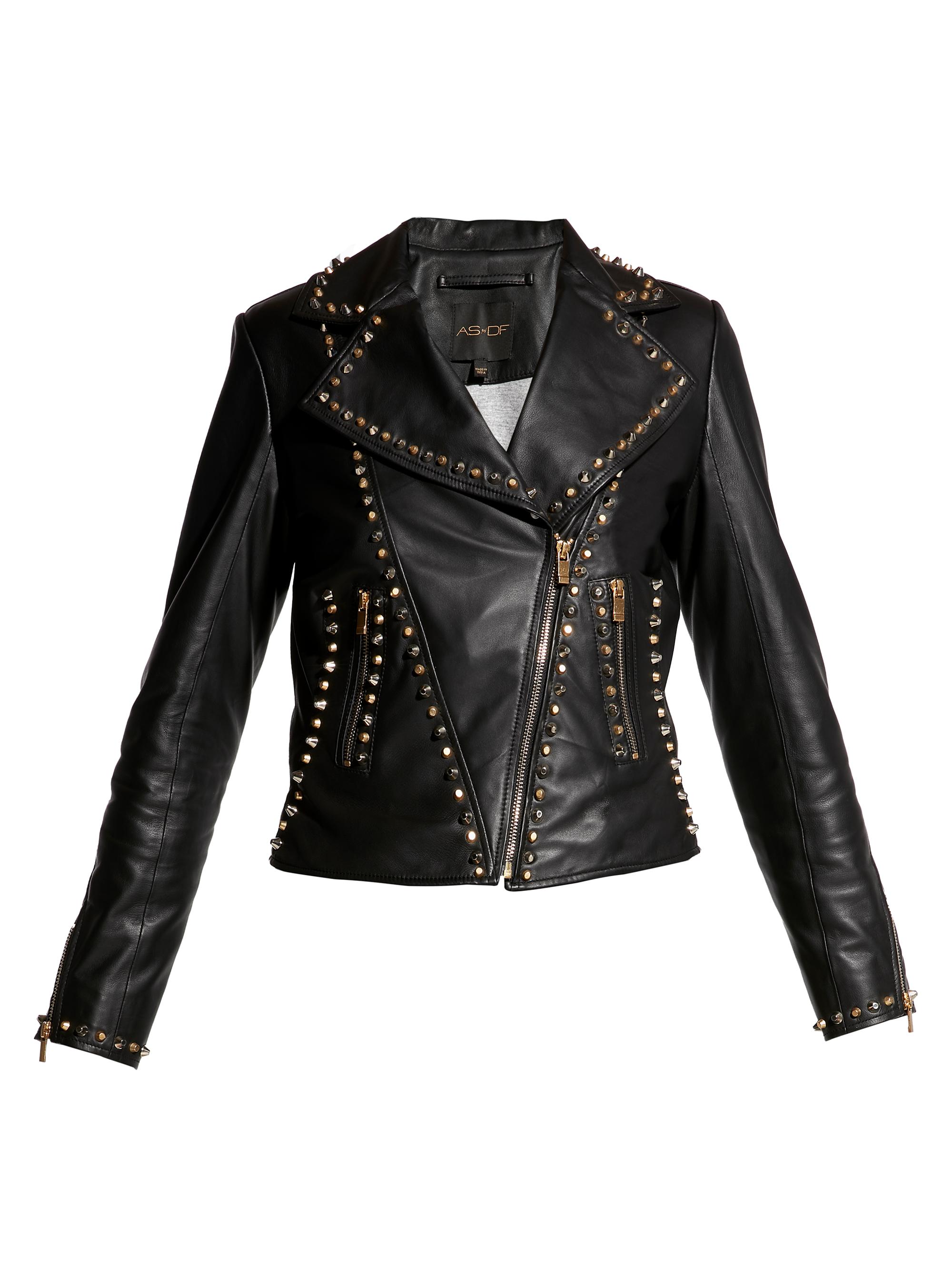 AS by DF Women's Stevie Upcycled Leather Jacket - Black