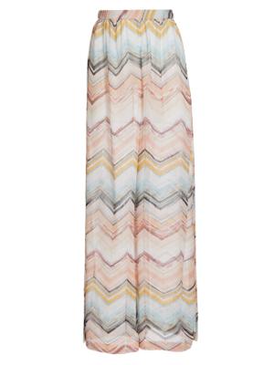 Missoni zigzag palazzo pants - Pink