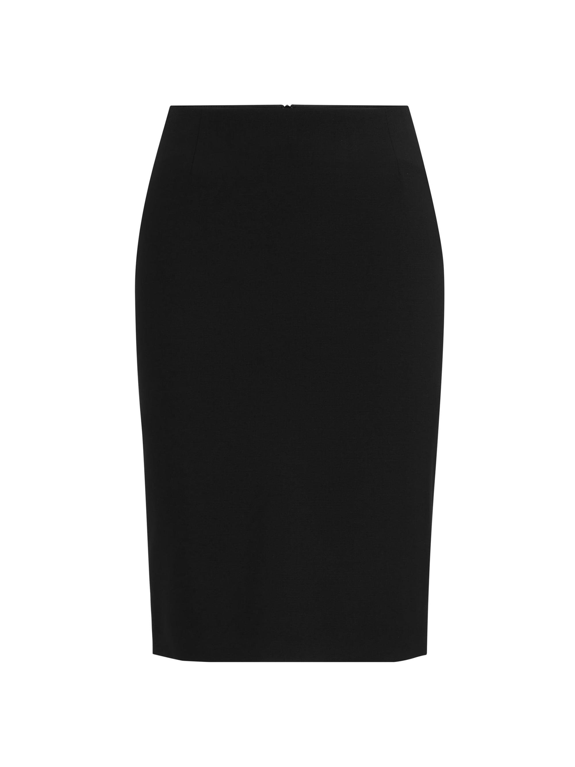 BOSS Women's Slim-Fit Pencil Skirt In Virgin Wool - Black
