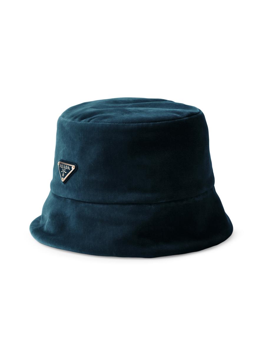Prada Velvet Bucket Hat | Saks Fifth Avenue