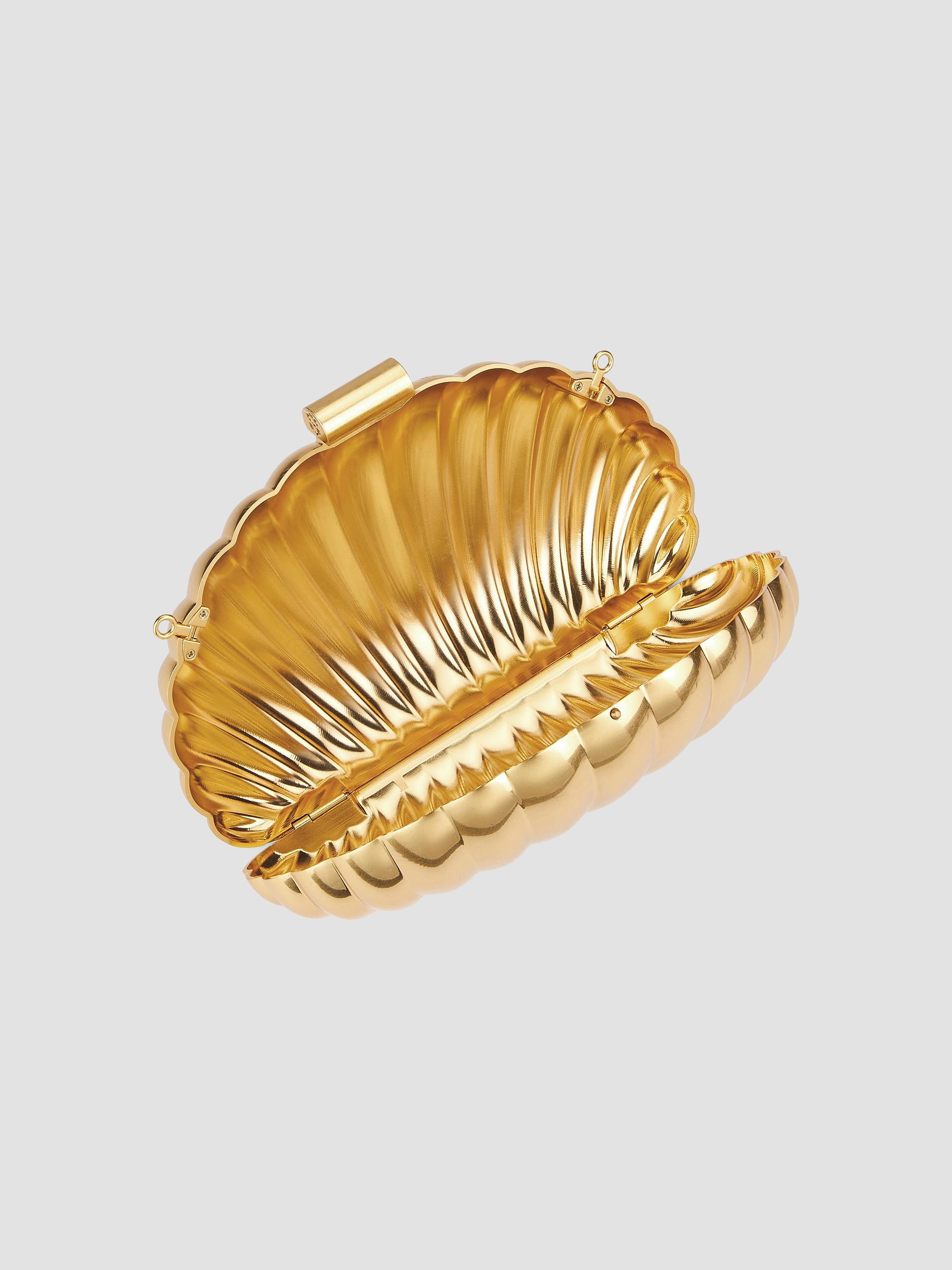 SIMKHAI Monet Metallic Shell Clutch | Saks Fifth Avenue