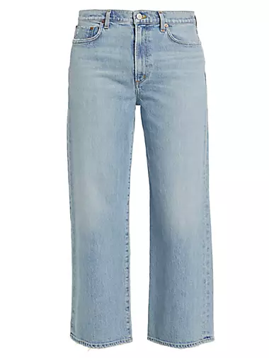 Harper Mid-Rise Relaxed Crop Jeans