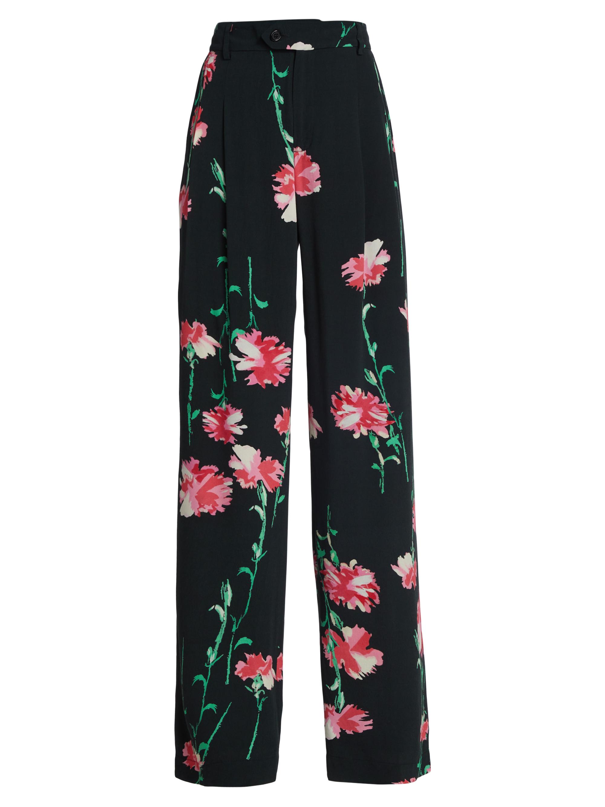 Giorgio Armani Silk Straight-Leg Pants | Saks Fifth Avenue