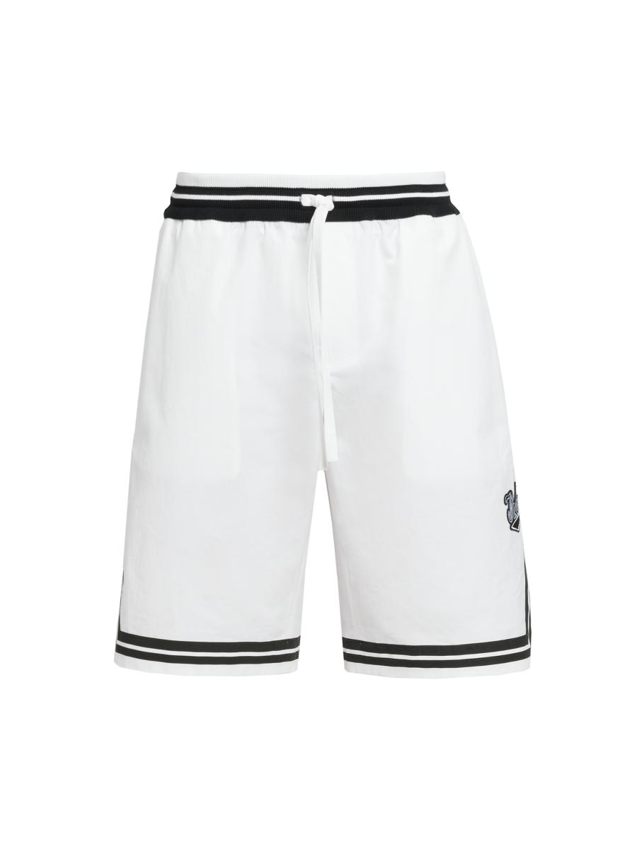 Dolce&Gabbana Popeline Ottico St. Logo Shorts | Saks Fifth