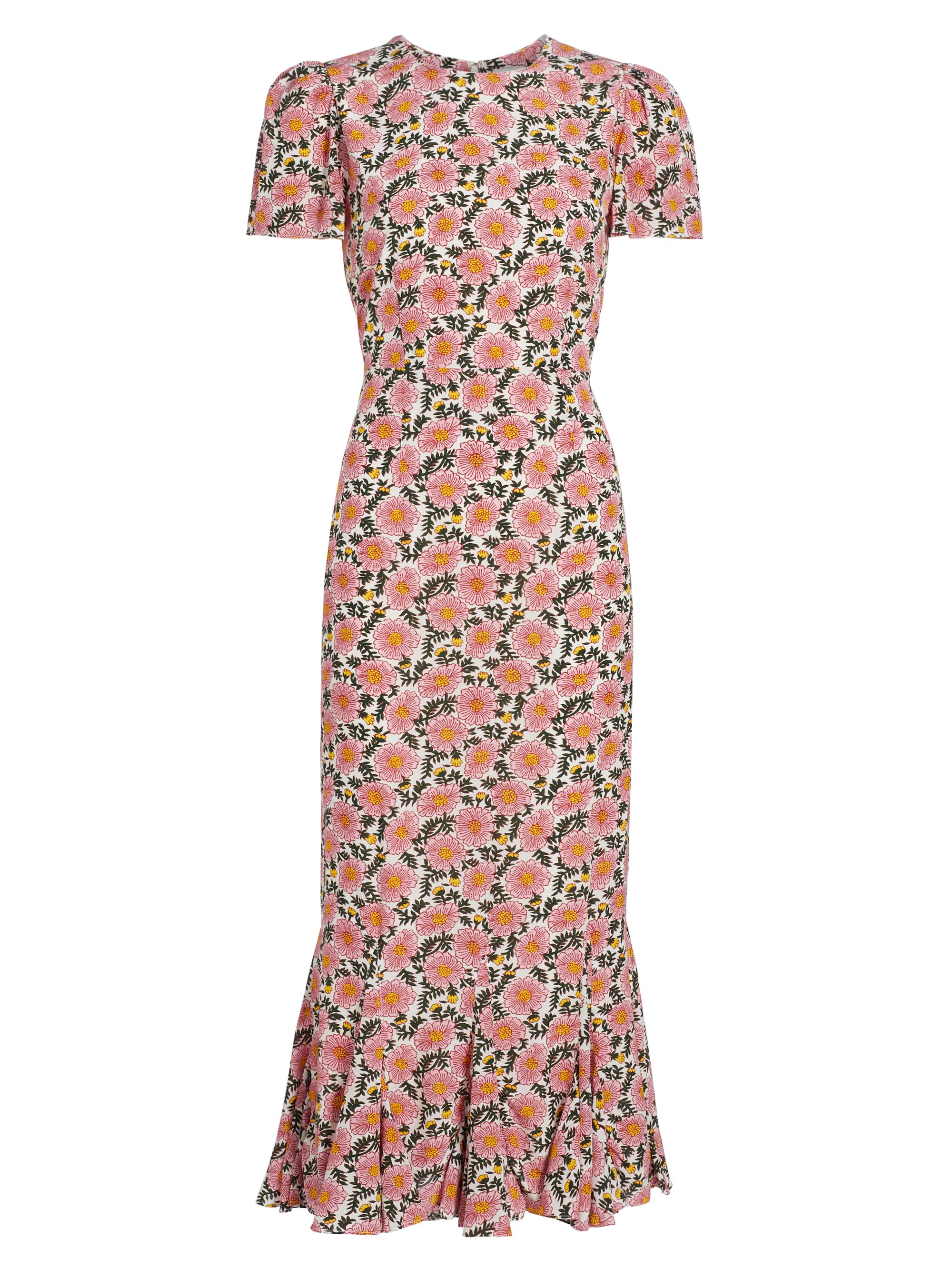 Rhode Women's Lulani Floral Midi-Dress - Amer Bloom
