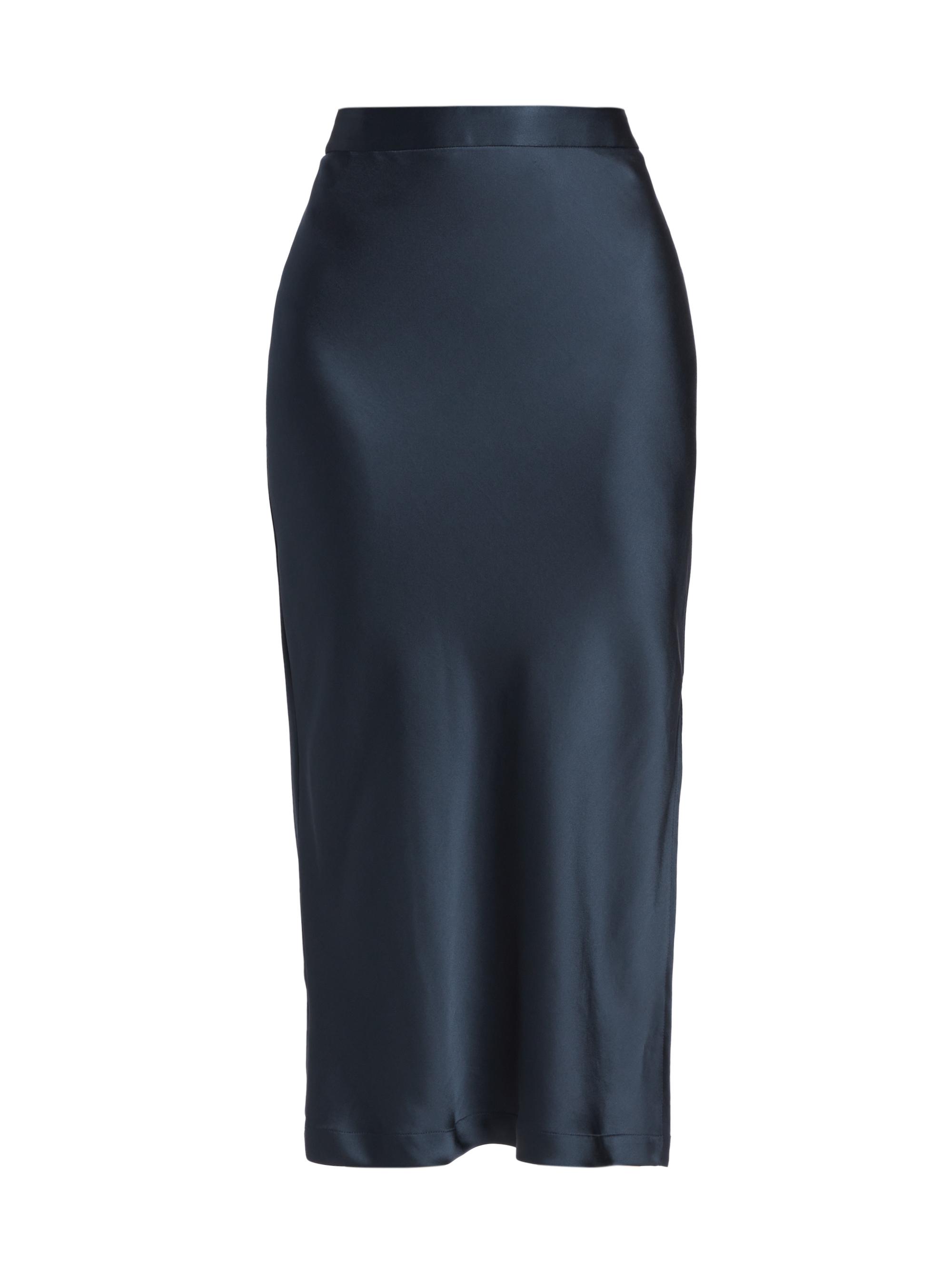 TWP Women's Blythe Silk Pencil Skirt - Mood Indigo