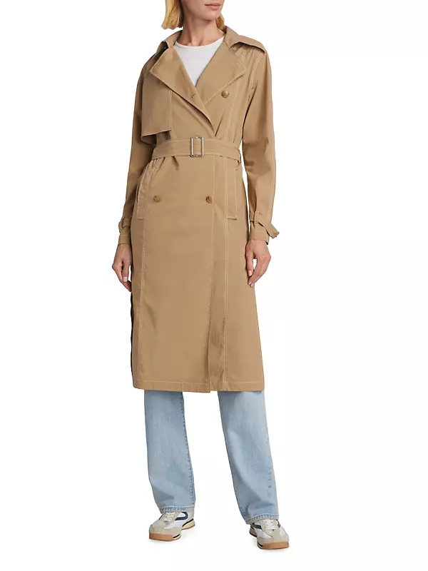 Shop TWP Last Night Cotton-Blend Trench Coat | Saks Fifth Avenue