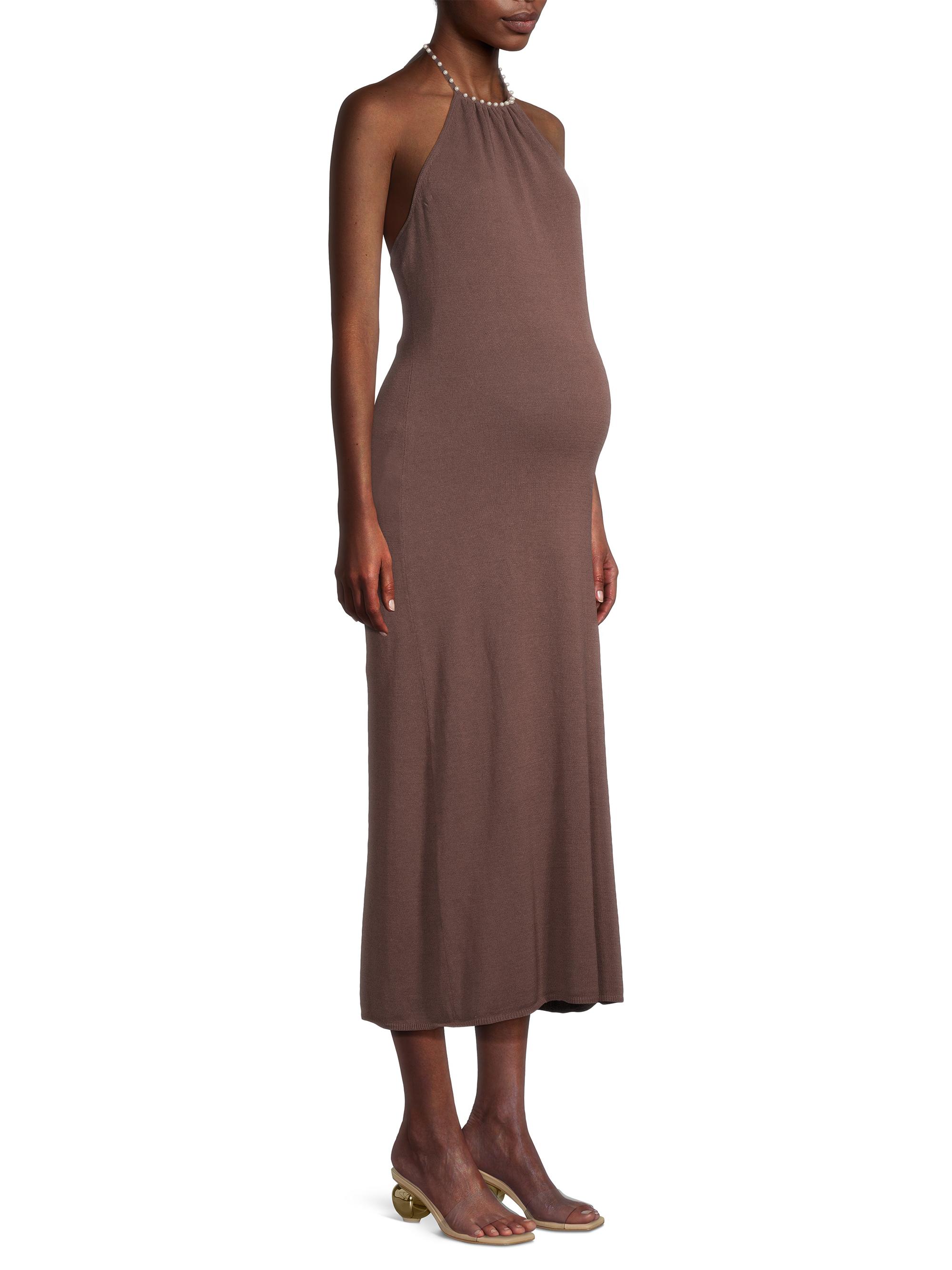 Emilia George Maternity The Emmi Halter Midi-Dress