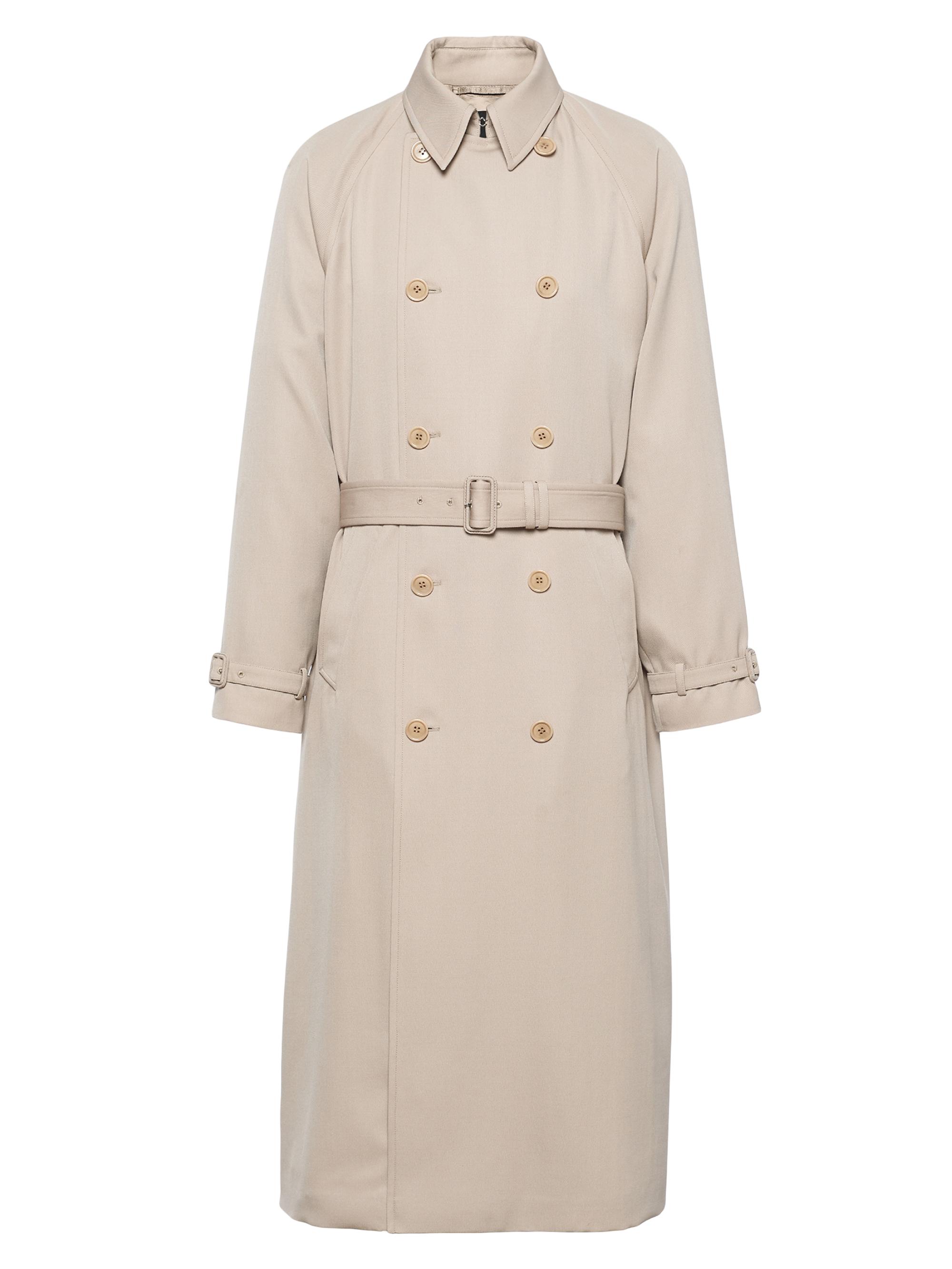 Prada Men's Wool Overcoat - Beige