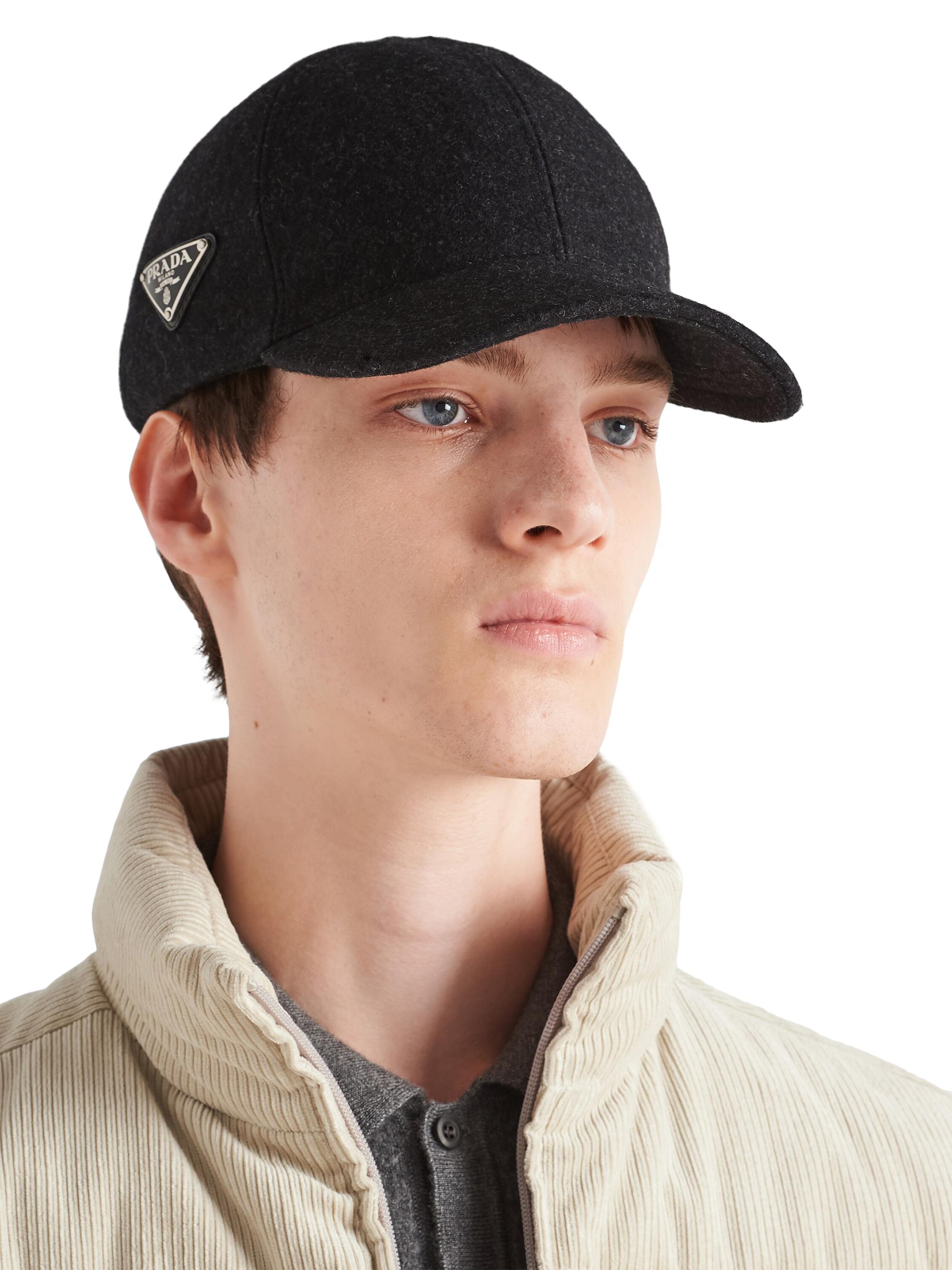 プラダ PRADA コットンbaseball cap - 帽子