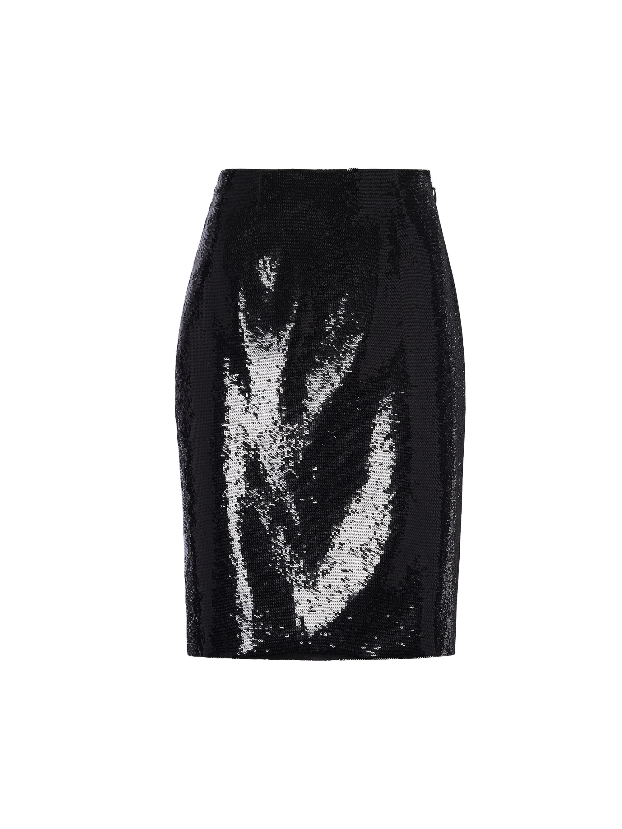 Prada Women's Sequined Mini-Skirt - Black