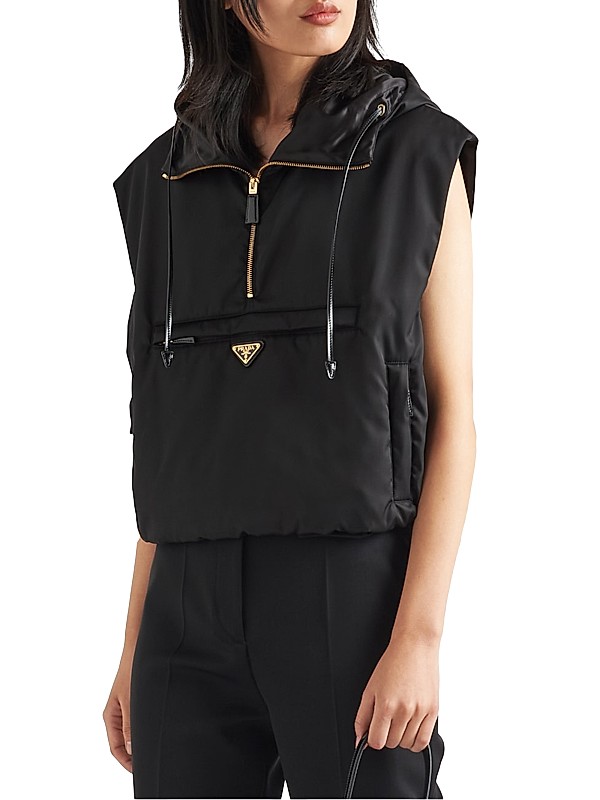Shop Prada Re-Nylon Vest | Saks Fifth Avenue Shop Prada Re-Nylon Vest | Saks Fifth Avenue