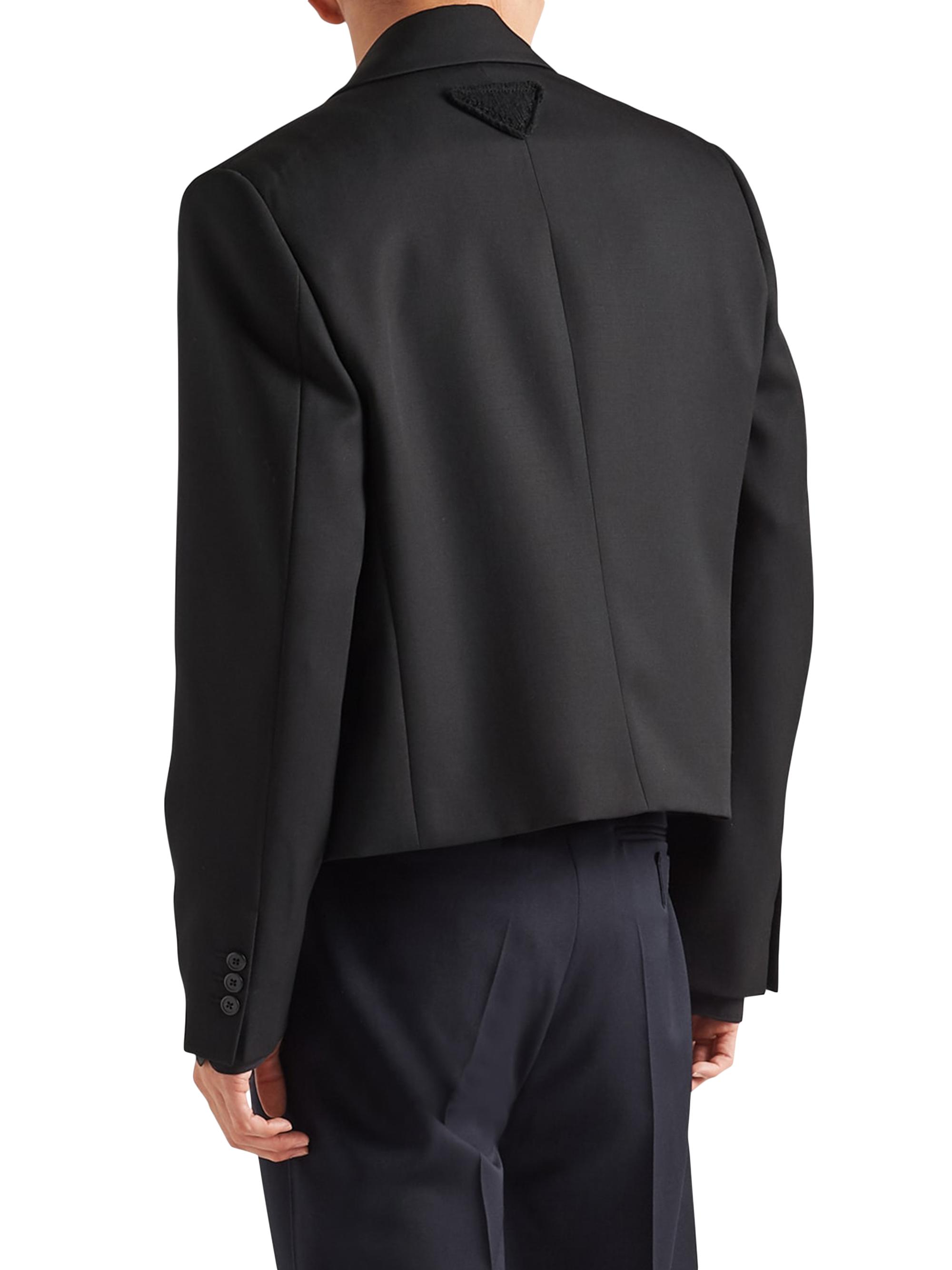 Prada Double-Breasted Wool Jacket | Saks Fifth Avenue