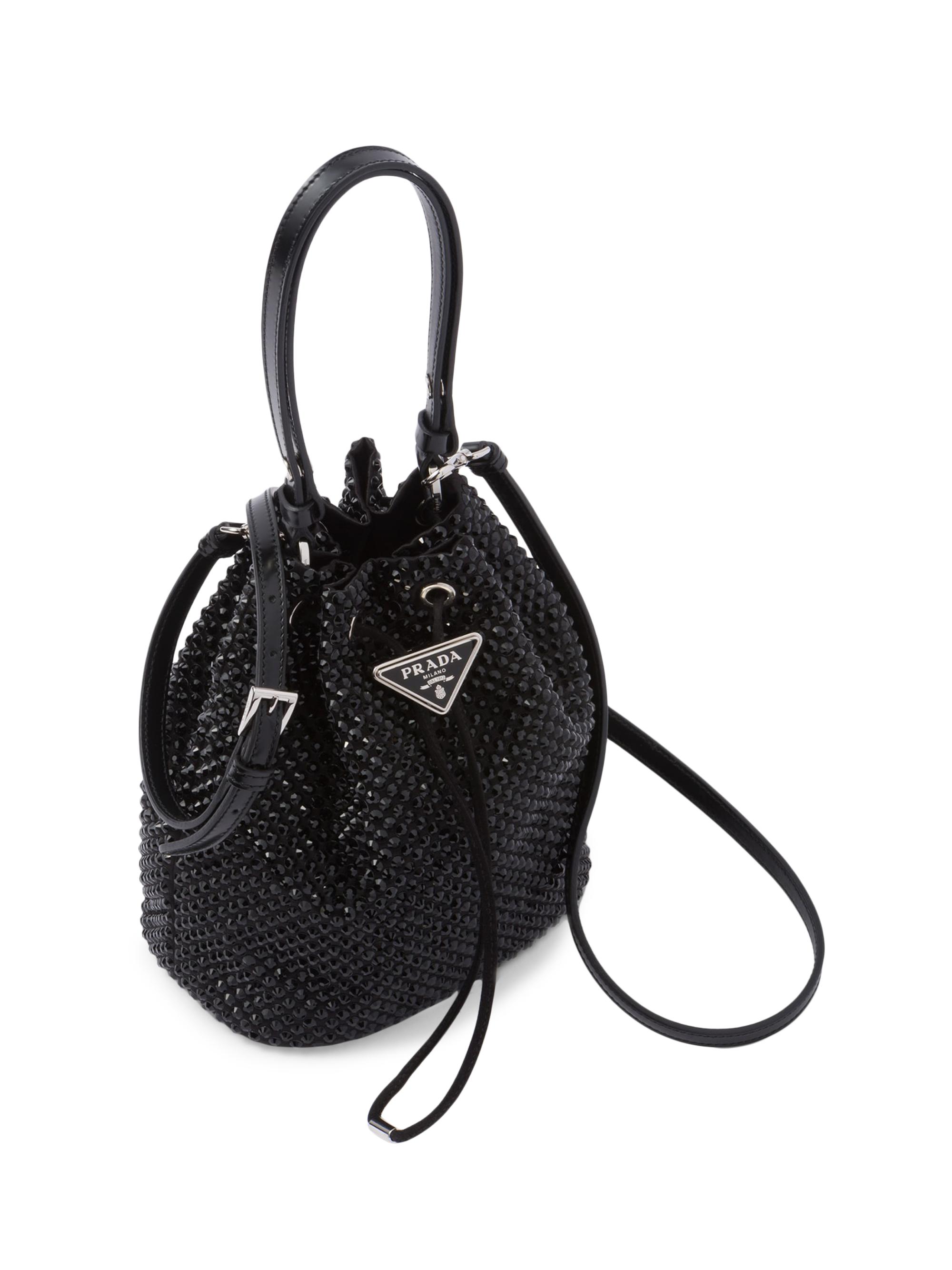 Prada Satin Mini-Bag with Crystals | Saks Fifth Avenue