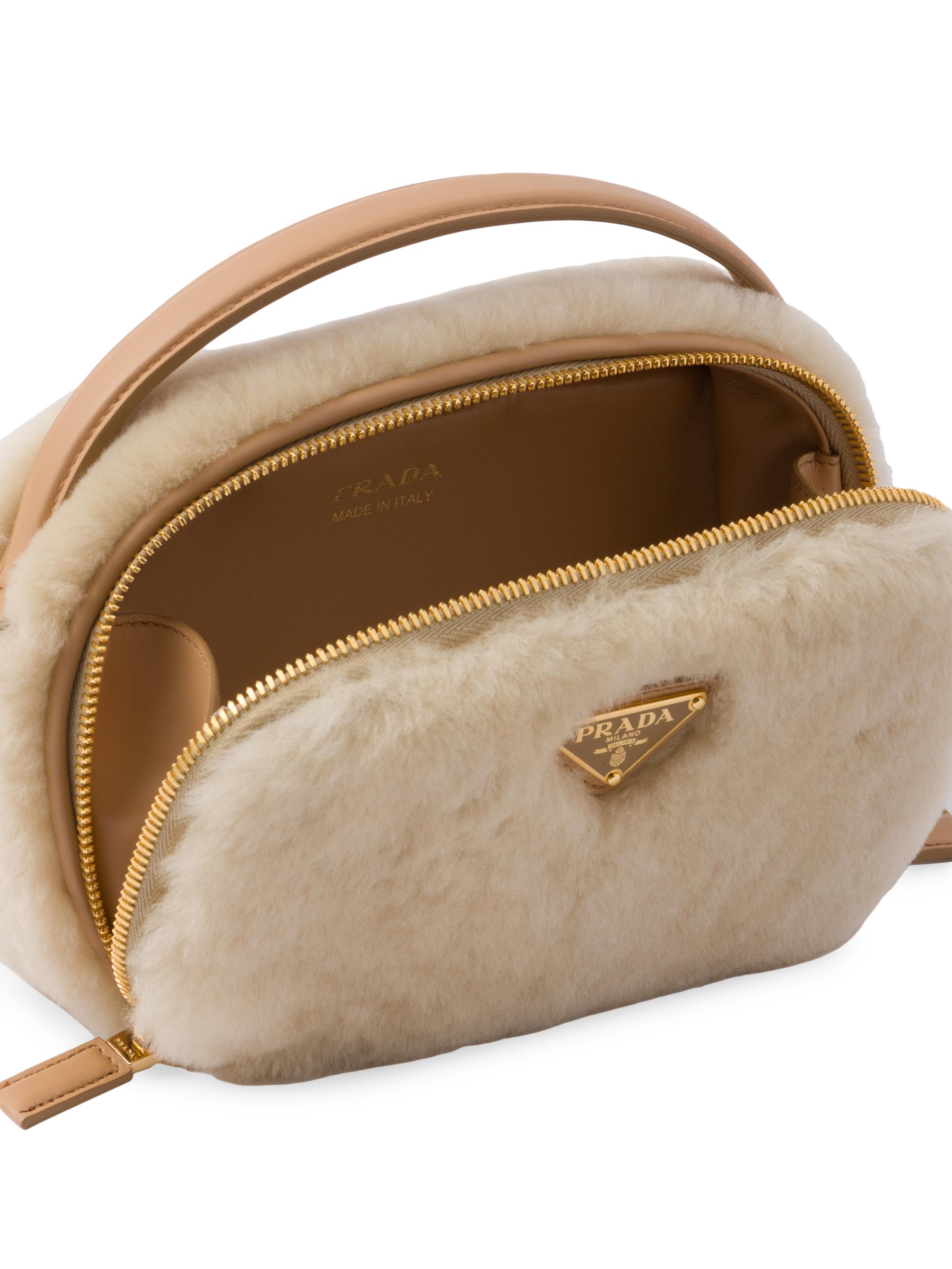 Prada Prada Odette Shearling Mini-Bag | Saks Fifth Avenue