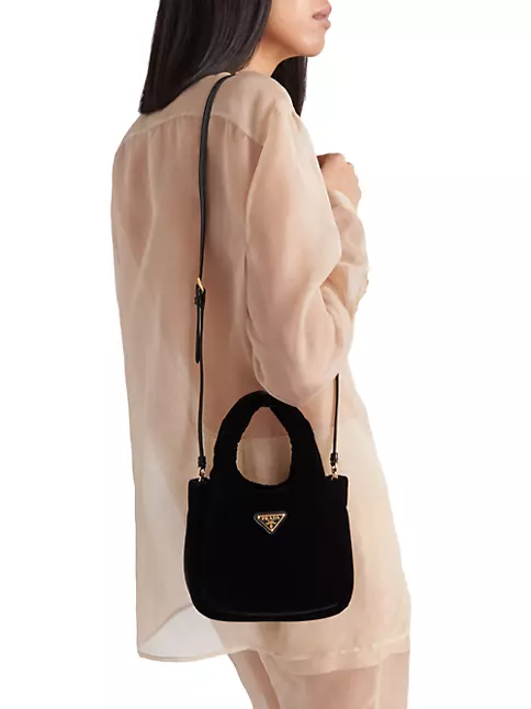 Prada Re-Edition velvet mini-bag