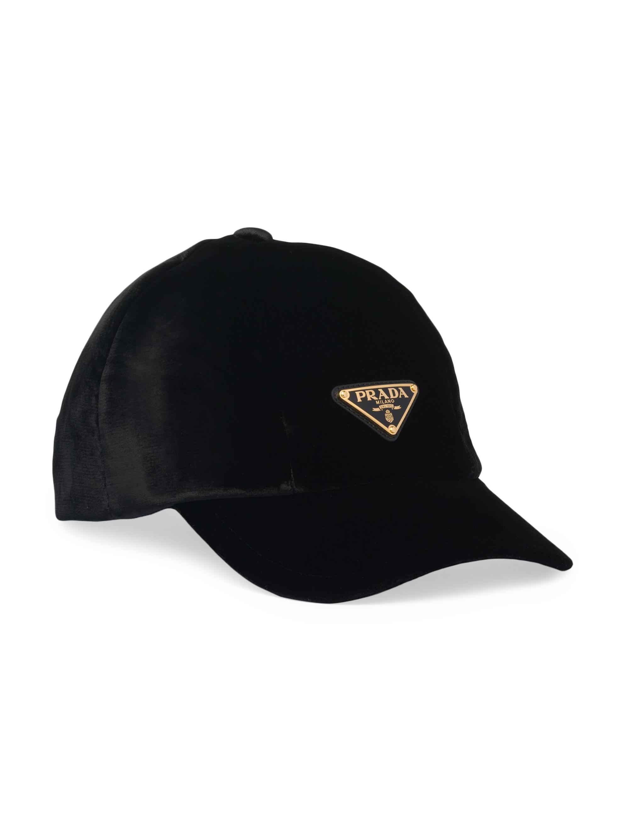 Prada Velvet Baseball Cap | Saks Fifth Avenue