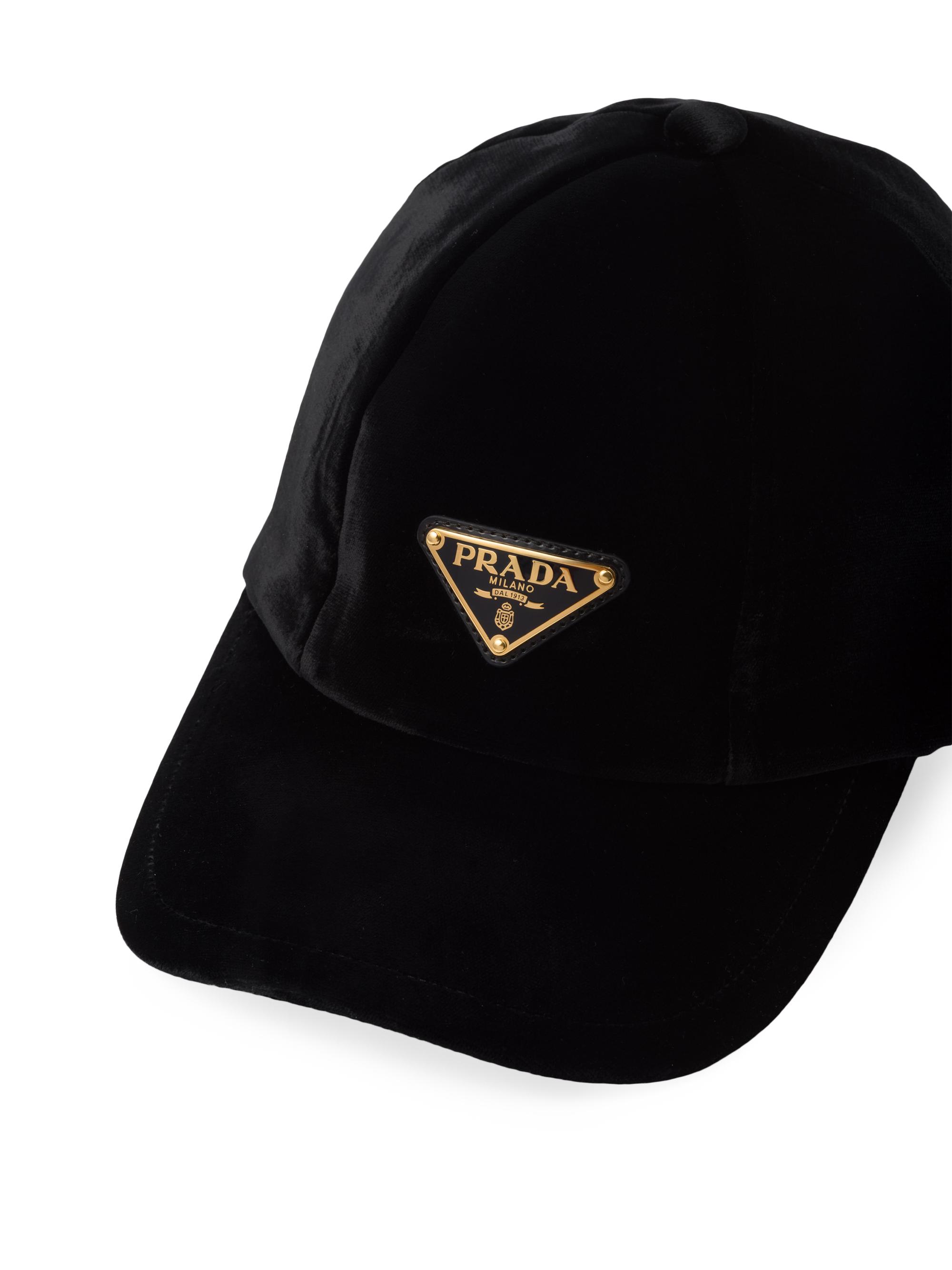 Prada Velvet Baseball Cap | Saks Fifth Avenue