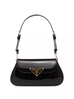 Shop Prada Patent Leather Shoulder Bag | Saks Fifth Avenue