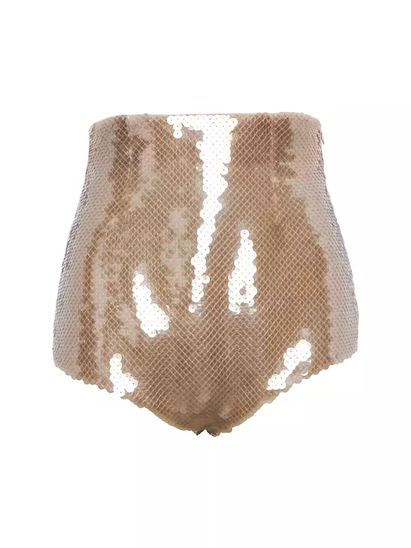 Sequined Tulle Panties Shorts